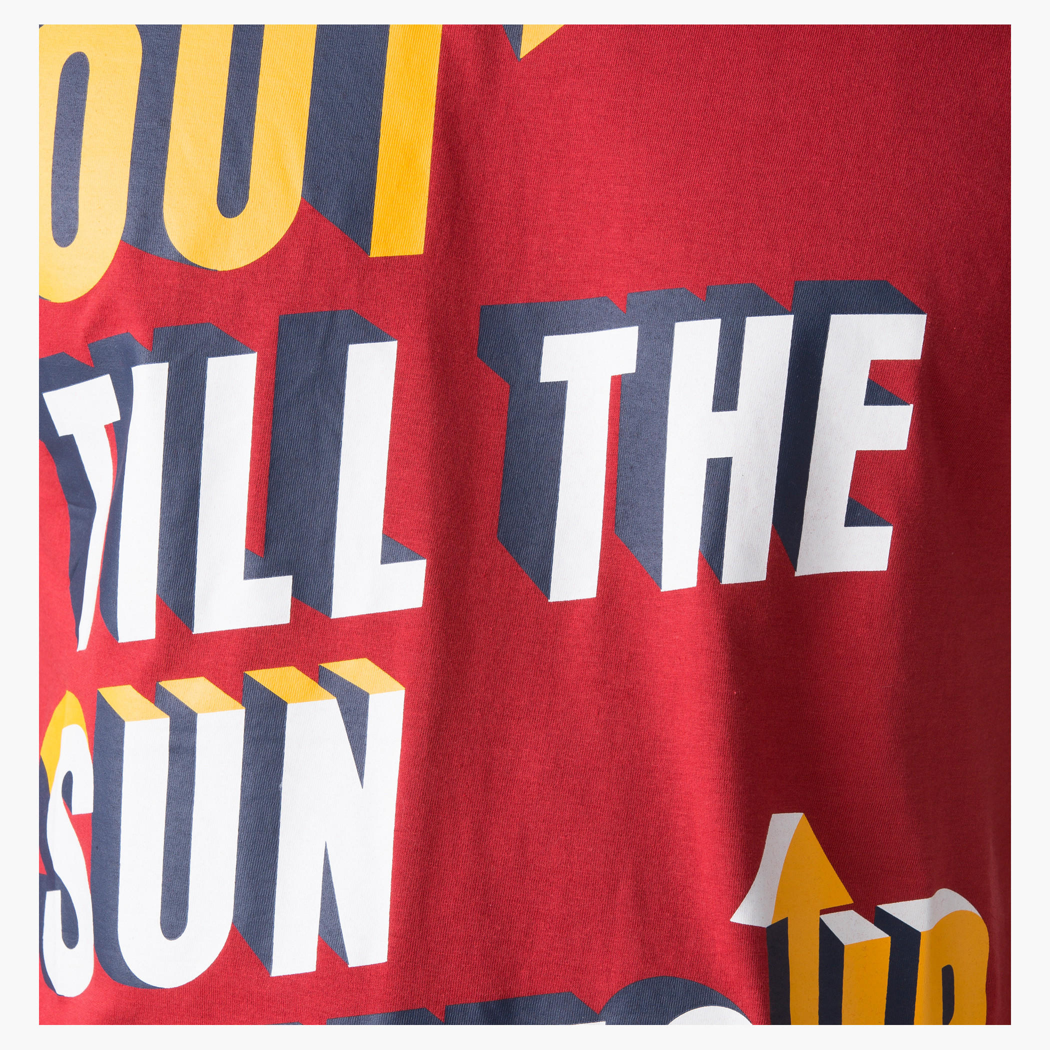 Basic Screen Printed Cotton T-Shirt with Short Sleeves and Crew Neck-men-clothing-tshirtsandpolos-tshirts-image-4
