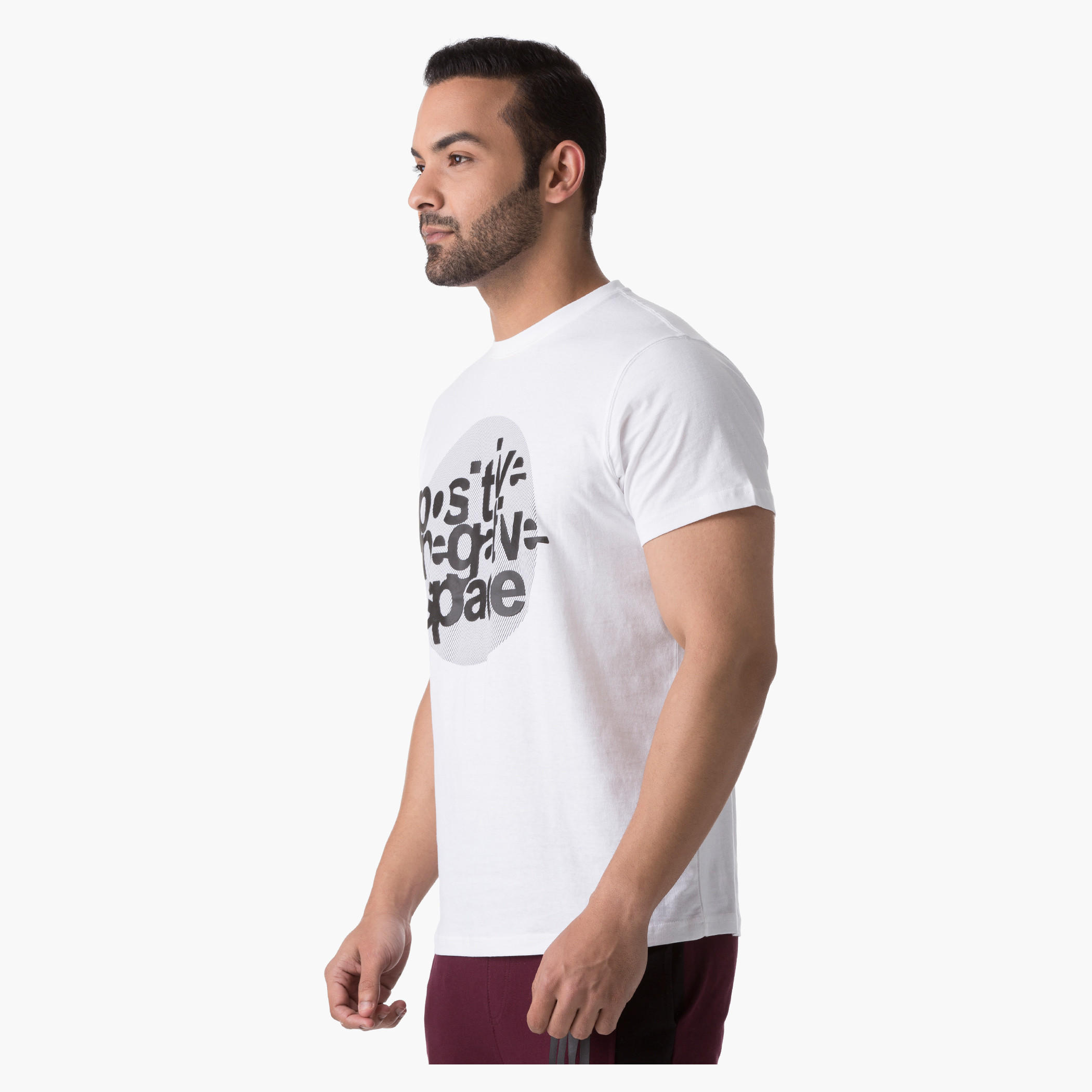 Basic Screen Printed Cotton T-Shirt with Short Sleeves and Crew Neck-men-clothing-tshirtsandpolos-tshirts-image-3