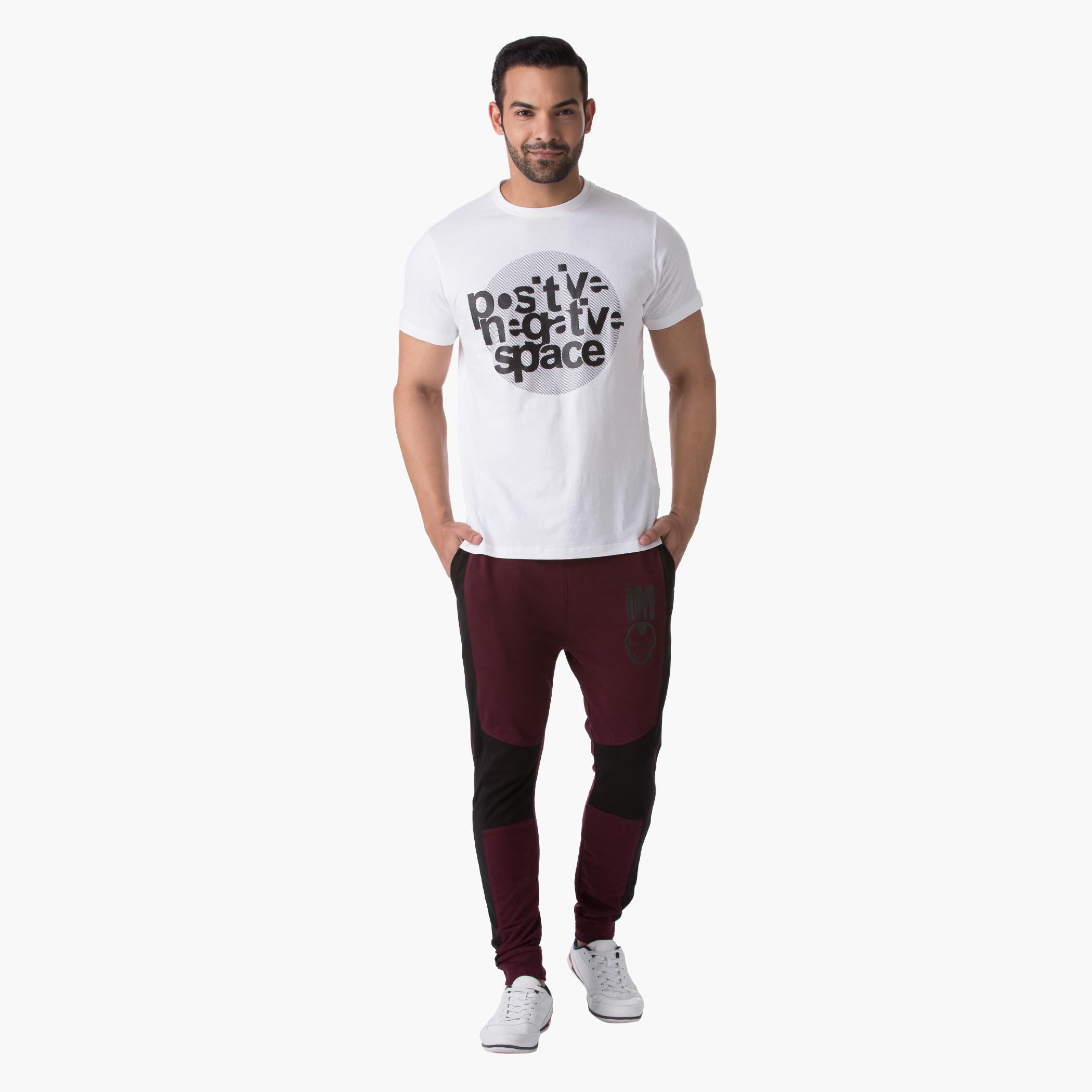 Basic Screen Printed Cotton T-Shirt with Short Sleeves and Crew Neck-men-clothing-tshirtsandpolos-tshirts-image-5