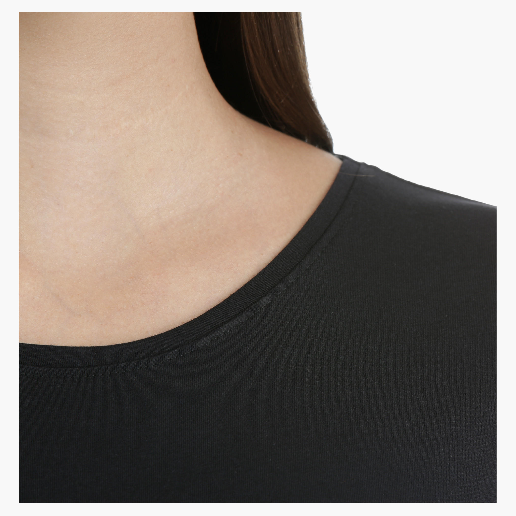 Basic T-Shirt with Long Sleeves and Crew Neck in Regular Fit-women-clothing-tshirts-image-4