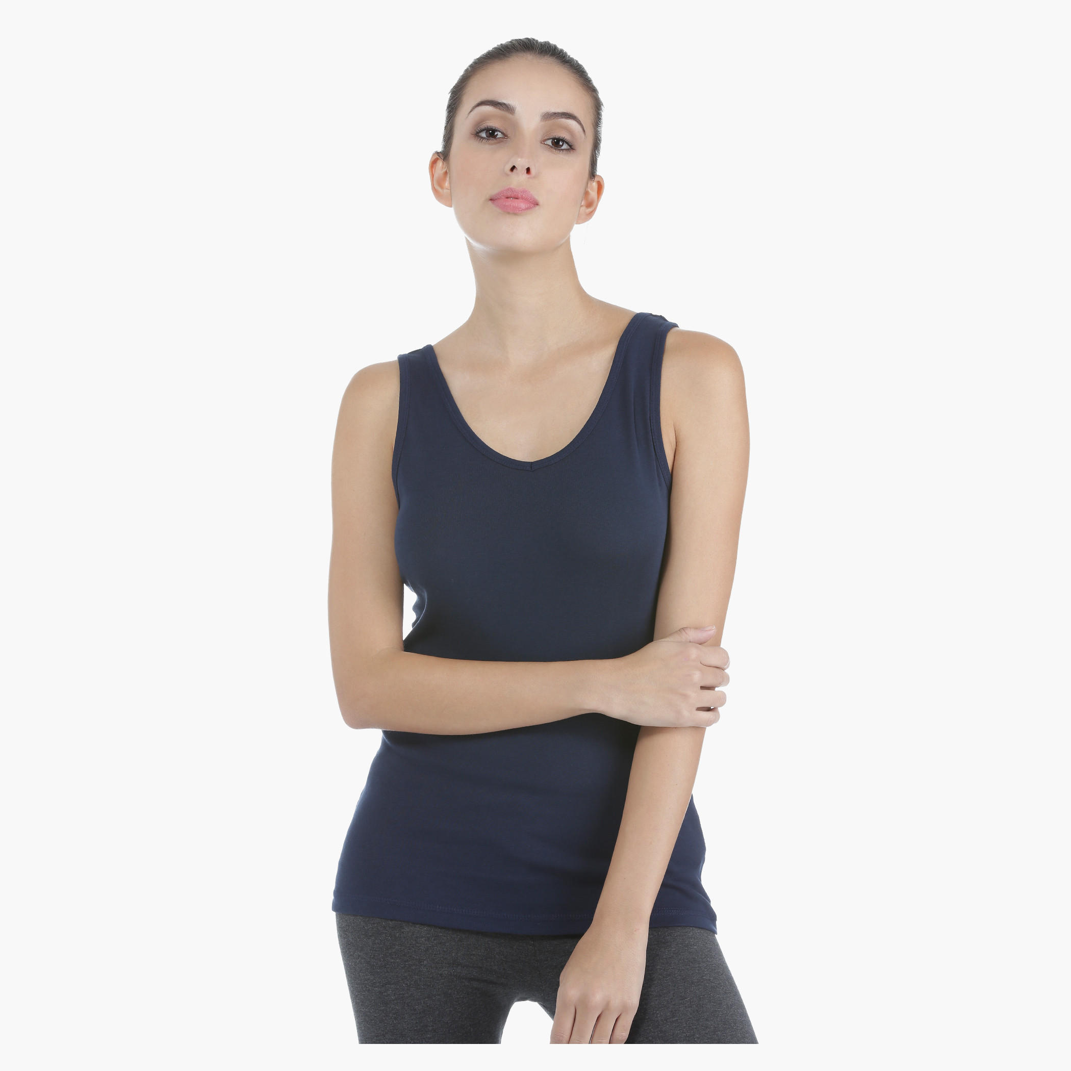 Basic Vest in Regular Fit-women-clothing-tshirts-image-1