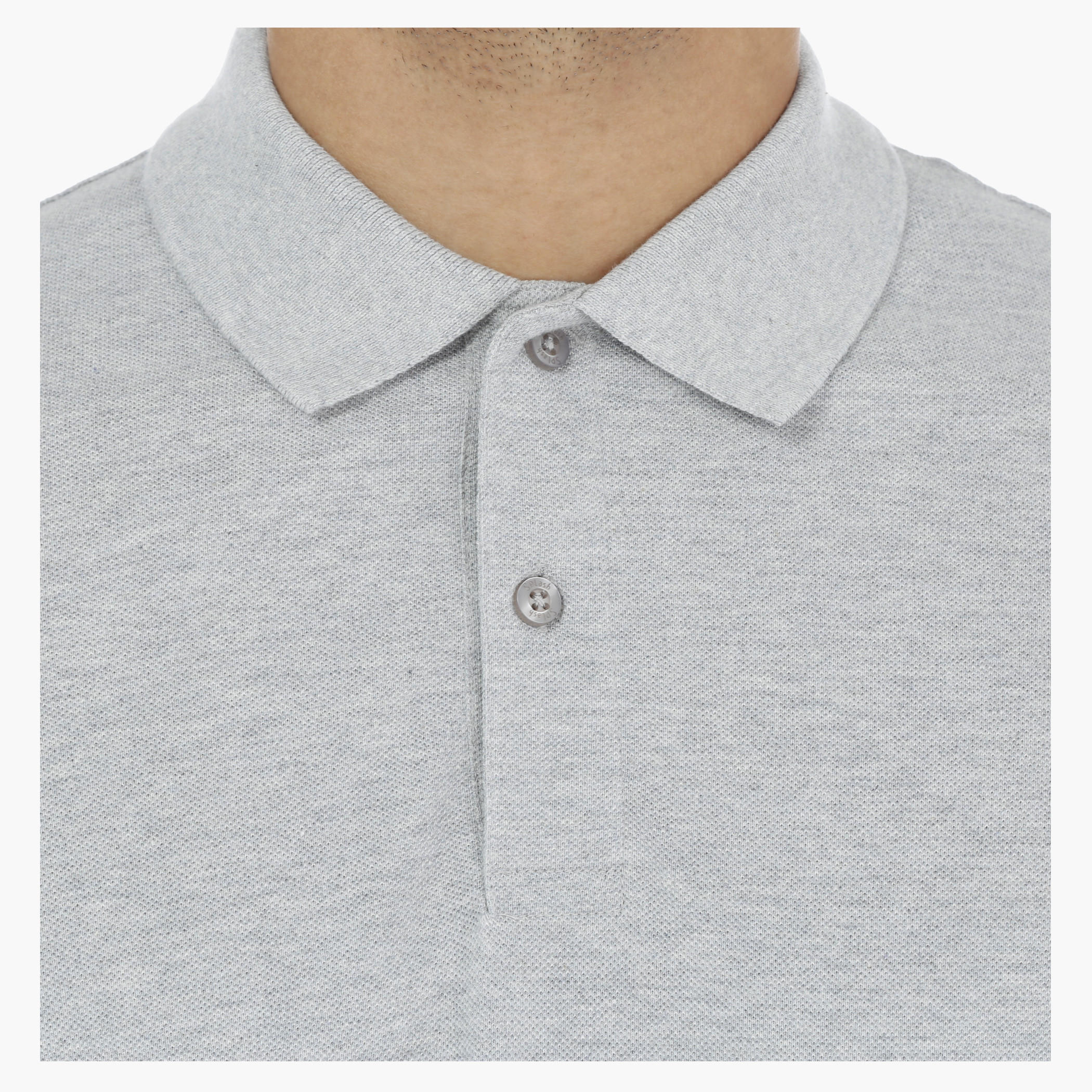 Pique Polo Neck T-Shirt with Short Sleeves-men-clothing-tshirtsandpolos-polos-image-4