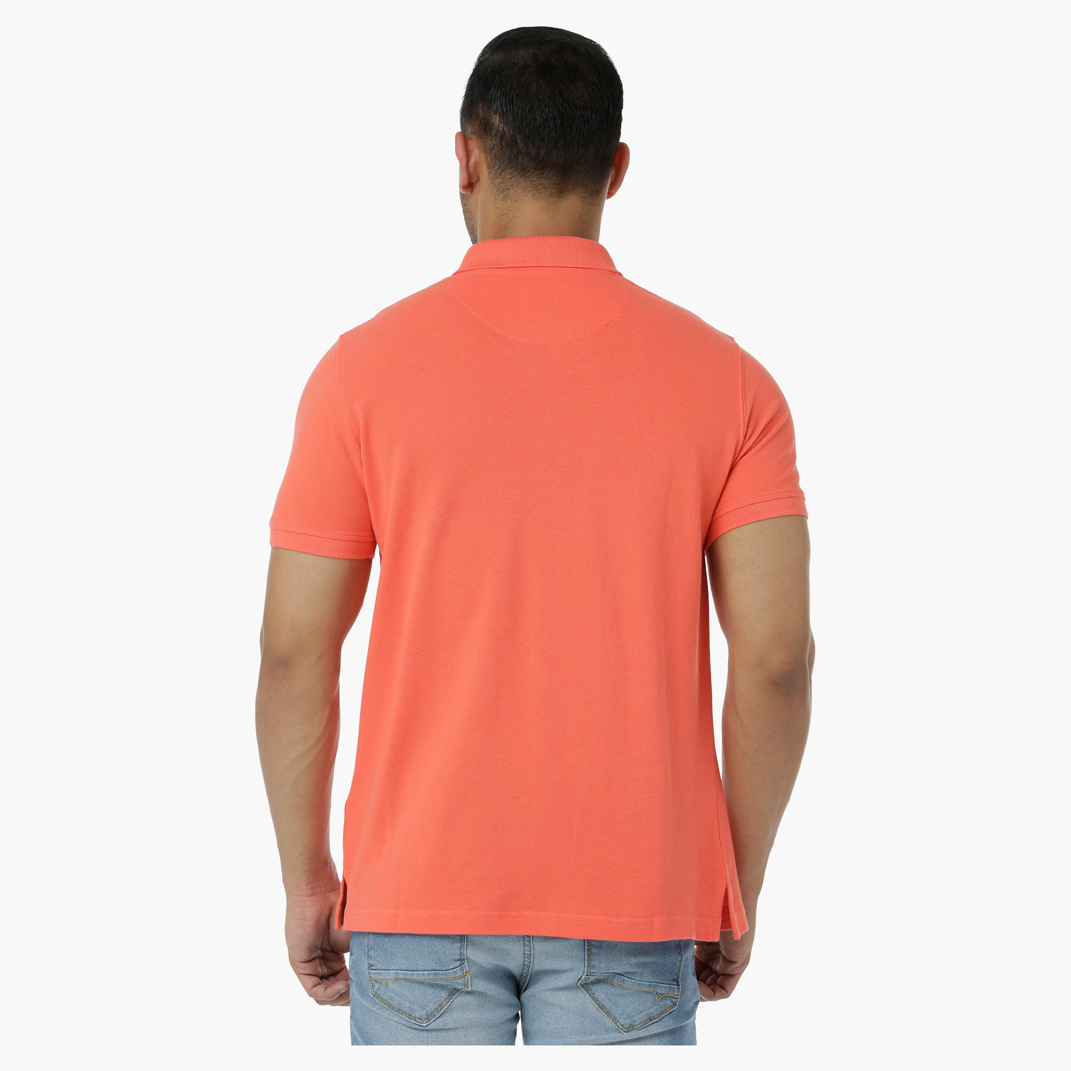 Cotton Polo T-Shirt with Pique Collar and Short Sleeves in Regular Fit-men-clothing-tshirtsandpolos-polos-image-12