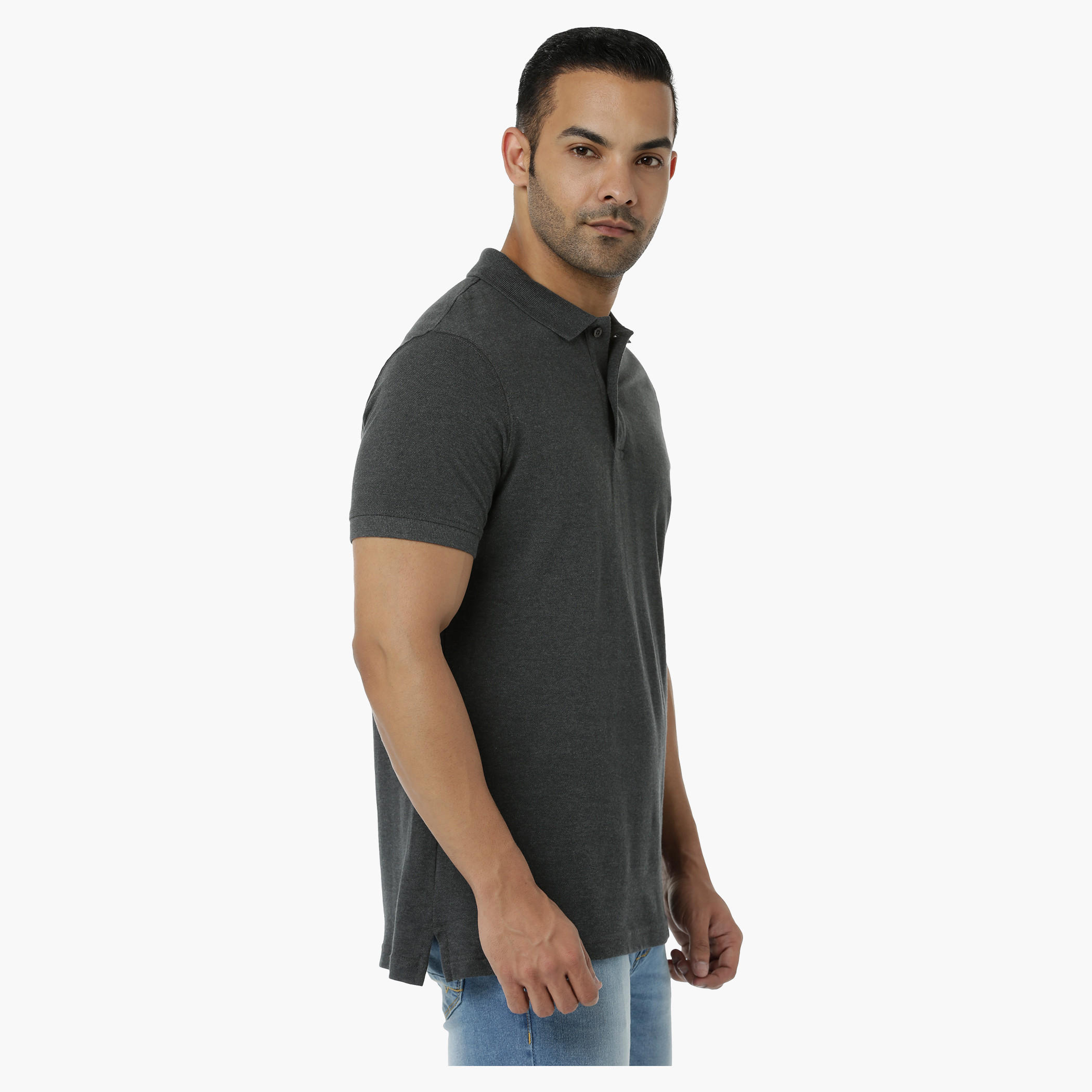 Cotton Polo T-Shirt with Pique Collar and Short Sleeves in Regular Fit-men-clothing-tshirtsandpolos-polos-image-18