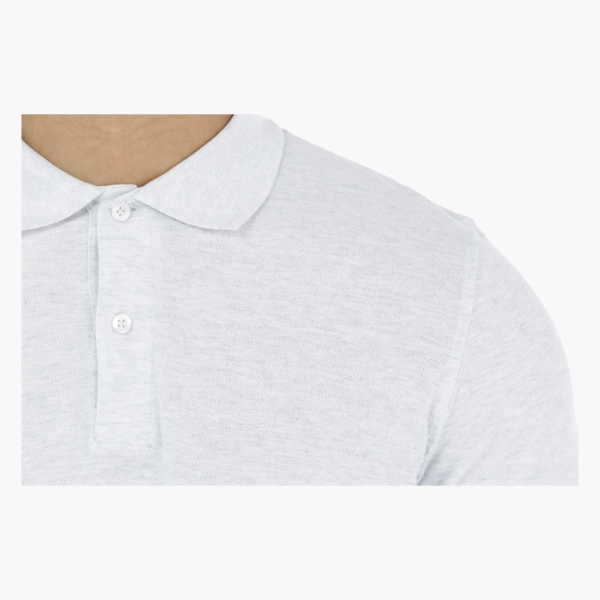 Pique Polo Neck T-Shirt with Short Sleeves-men-clothing-tshirtsandpolos-polos-image-4