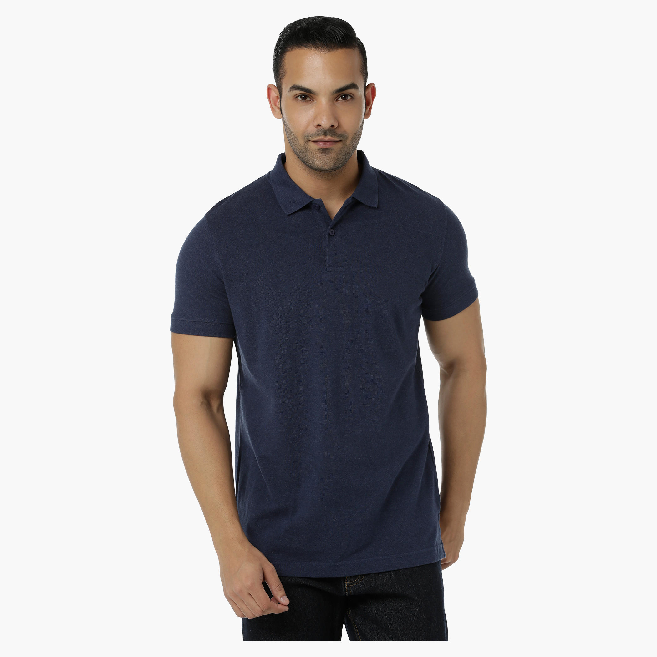 Cotton Polo T-Shirt with Pique Collar and Short Sleeves in Regular Fit-men-clothing-tshirtsandpolos-polos-image-21