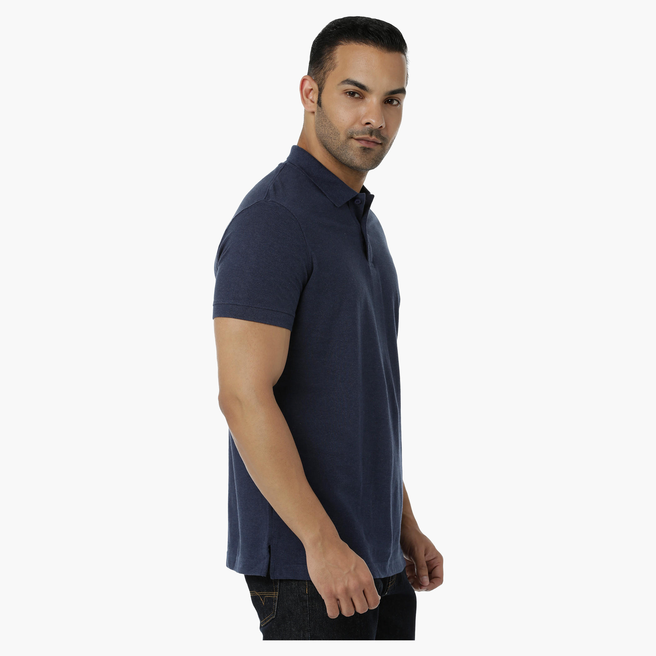 Cotton Polo T-Shirt with Pique Collar and Short Sleeves in Regular Fit-men-clothing-tshirtsandpolos-polos-image-23
