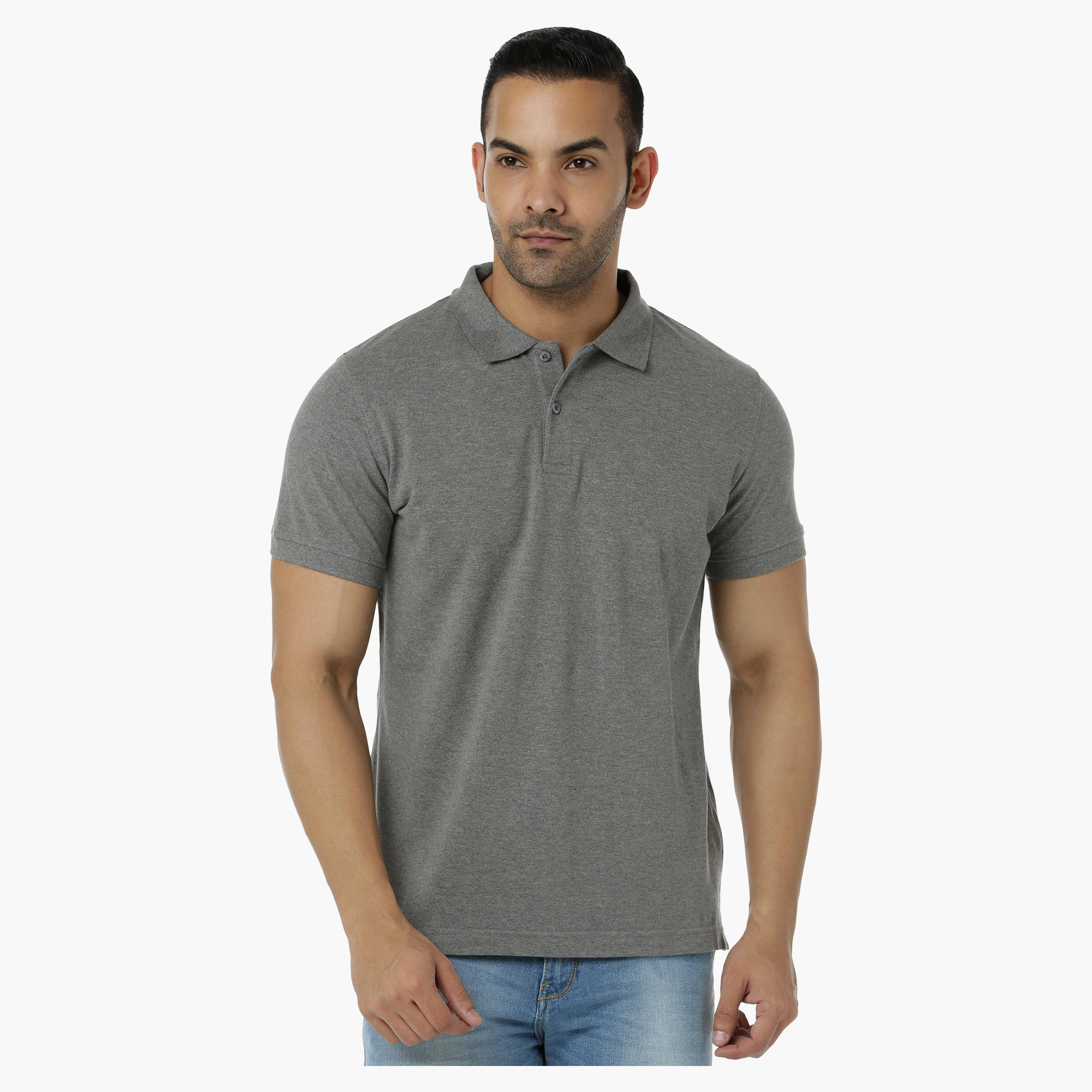 Cotton Polo T-Shirt with Pique Collar and Short Sleeves in Regular Fit-men-clothing-tshirtsandpolos-polos-image-26