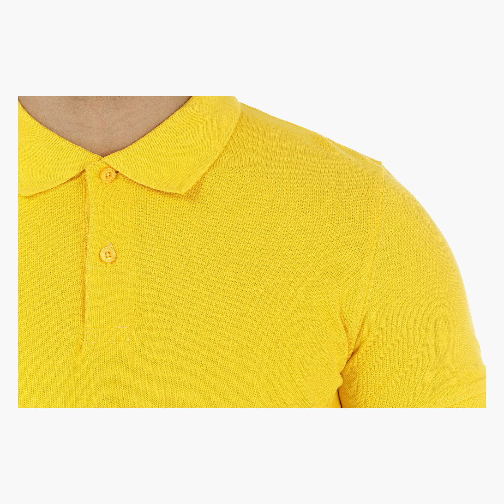 Pique Polo Neck T-Shirt with Short Sleeves-men-clothing-tshirtsandpolos-polos-image-9
