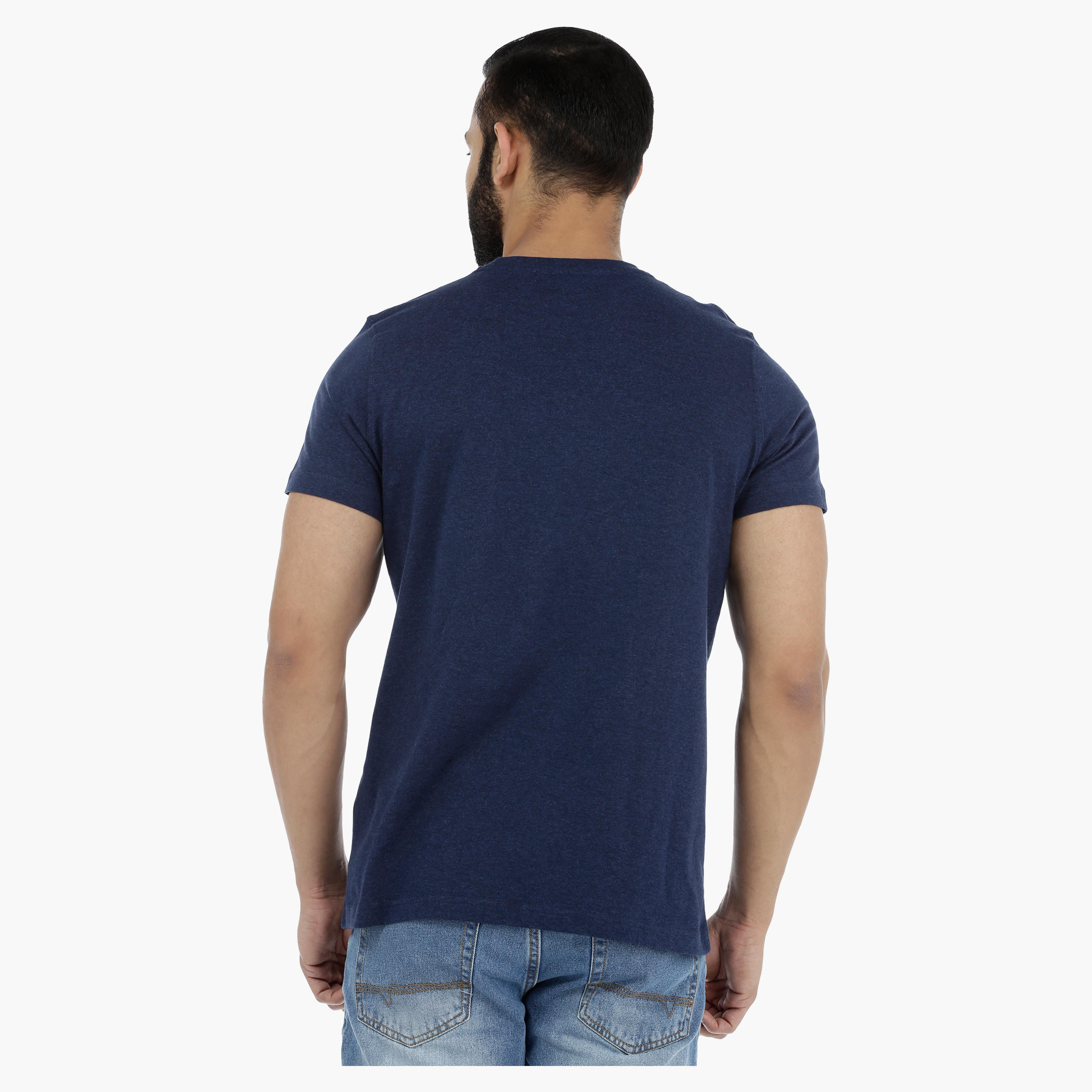Crew Neck T-Shirt with Short Sleeves-men-clothing-tshirtsandpolos-tshirts-image-2