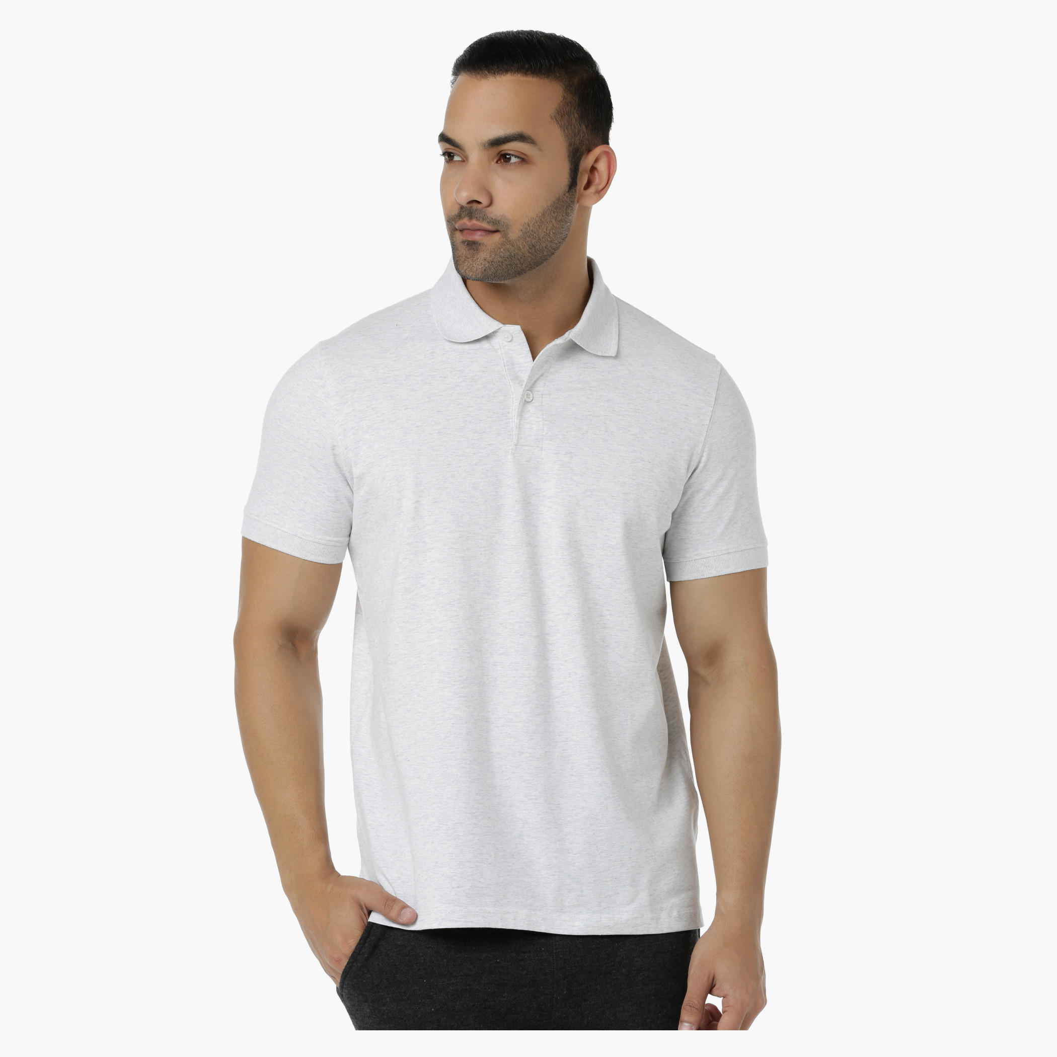 Basic Polo T-Shirt with Short Sleeves in Regular Fit-men-clothing-tshirtsandpolos-polos-image-1