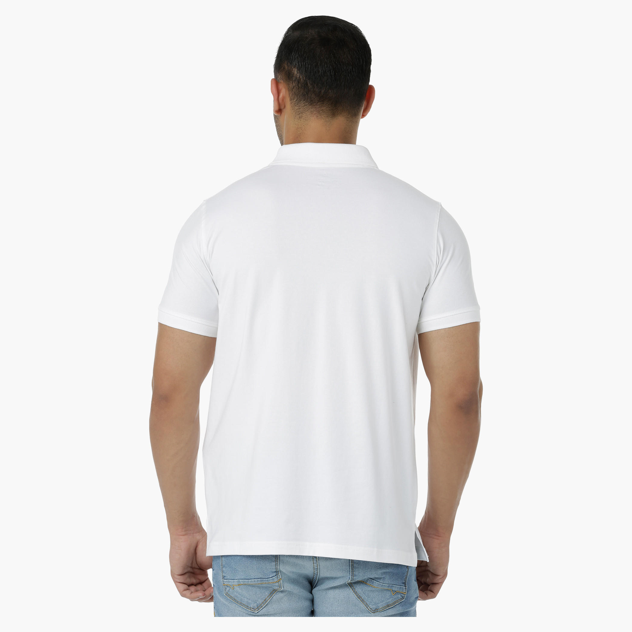 Cotton Polo T-Shirt with Short Sleeves in Regular Fit-men-clothing-tshirtsandpolos-polos-image-7