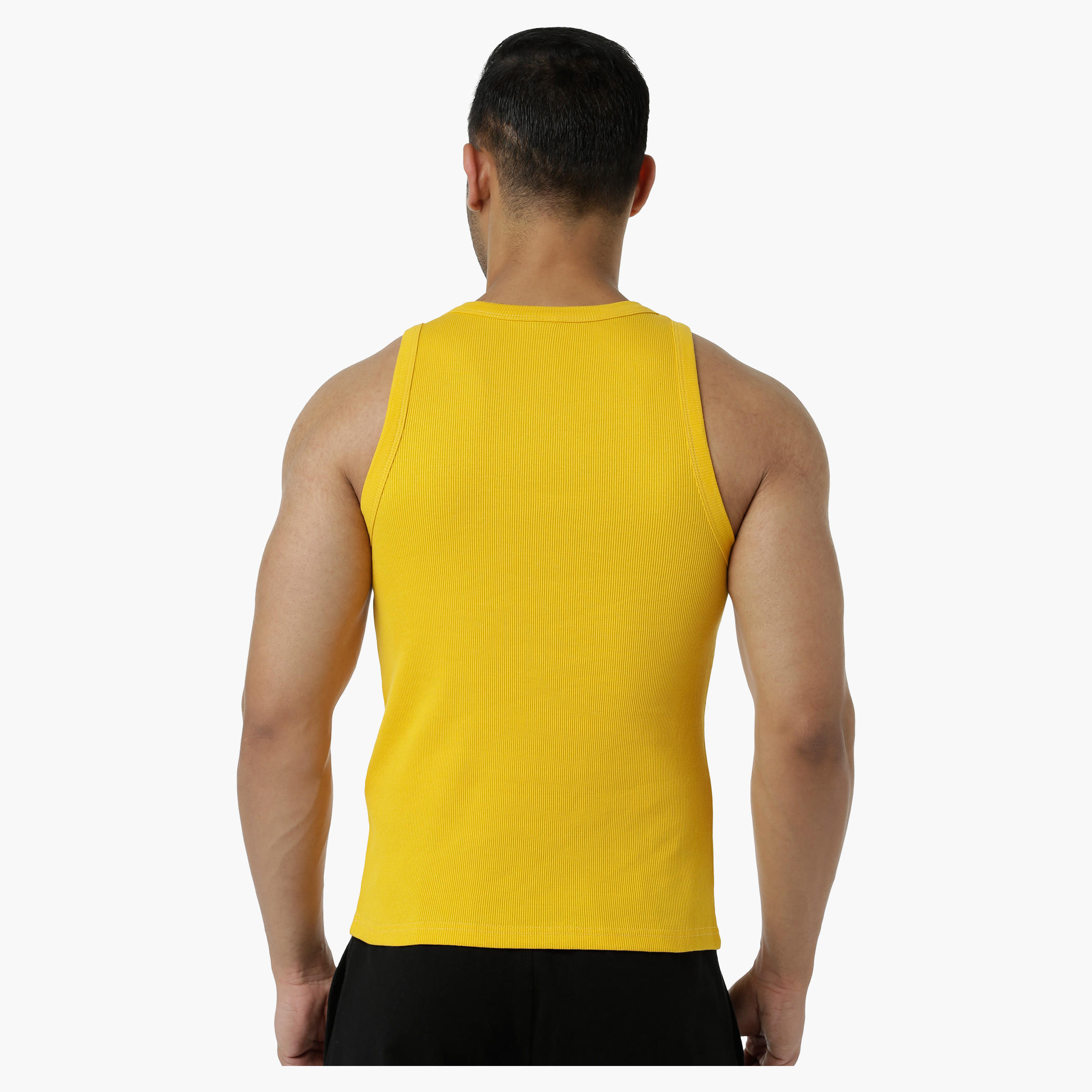 Cotton Rib Vest with Round Neck in Regular Fit-men-clothing-tshirtsandpolos-vests-image-7