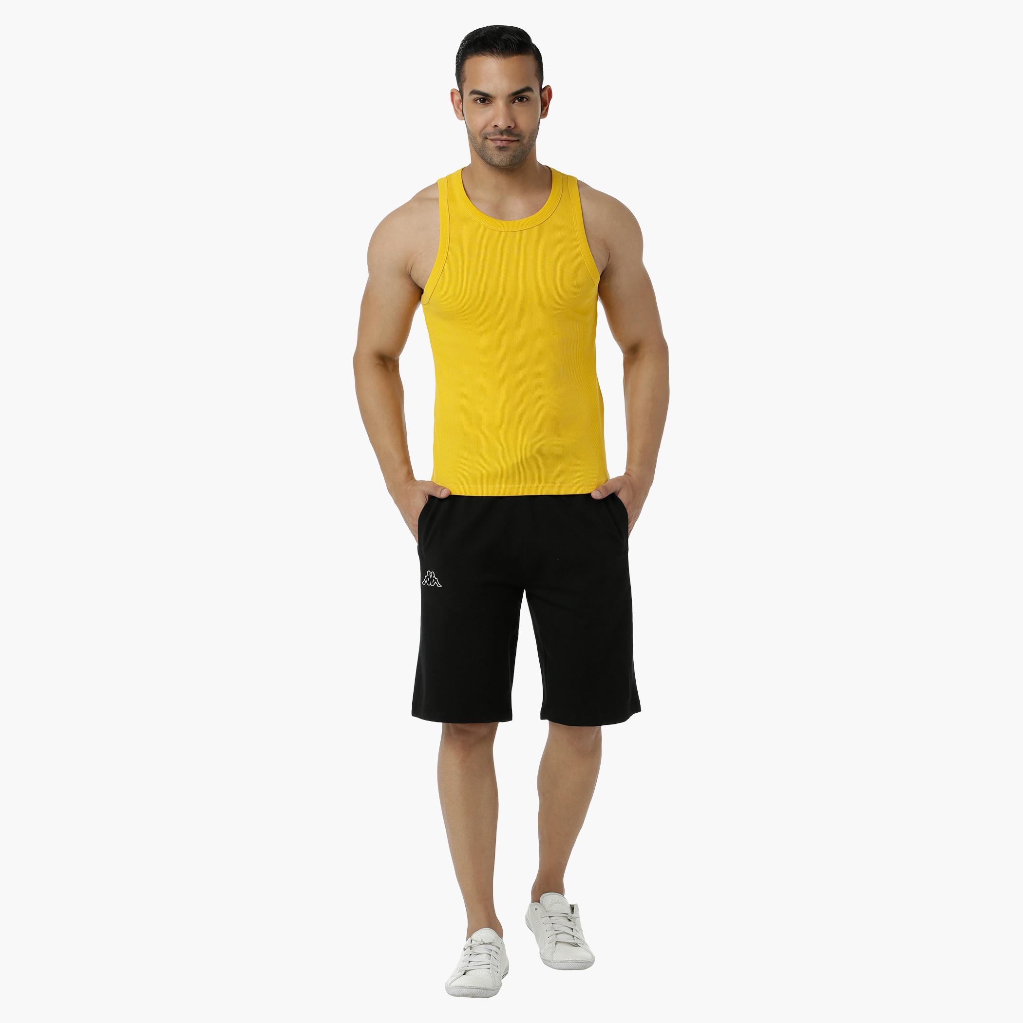 Cotton Rib Vest with Round Neck in Regular Fit-men-clothing-tshirtsandpolos-vests-image-10