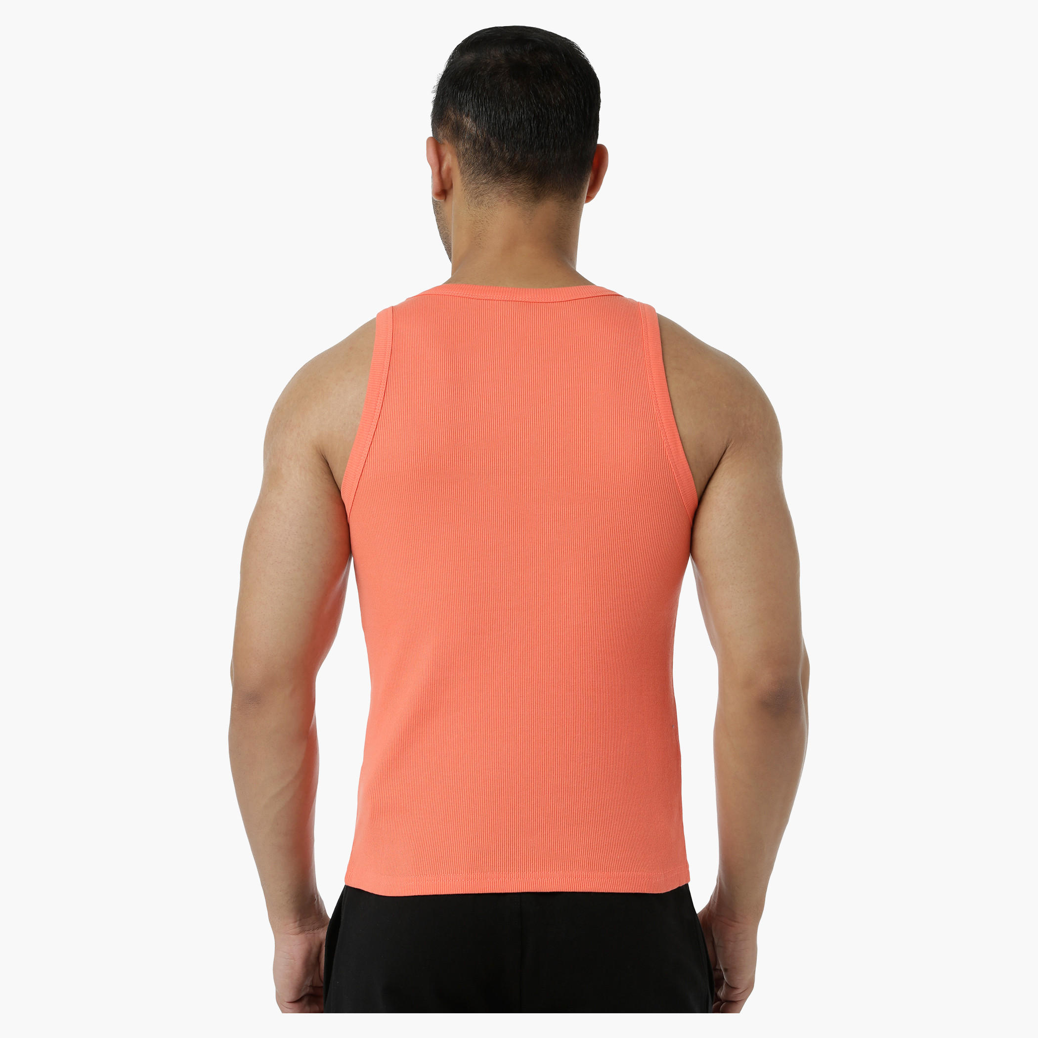 Cotton Rib Vest with Round Neck in Regular Fit-men-clothing-tshirtsandpolos-vests-image-12