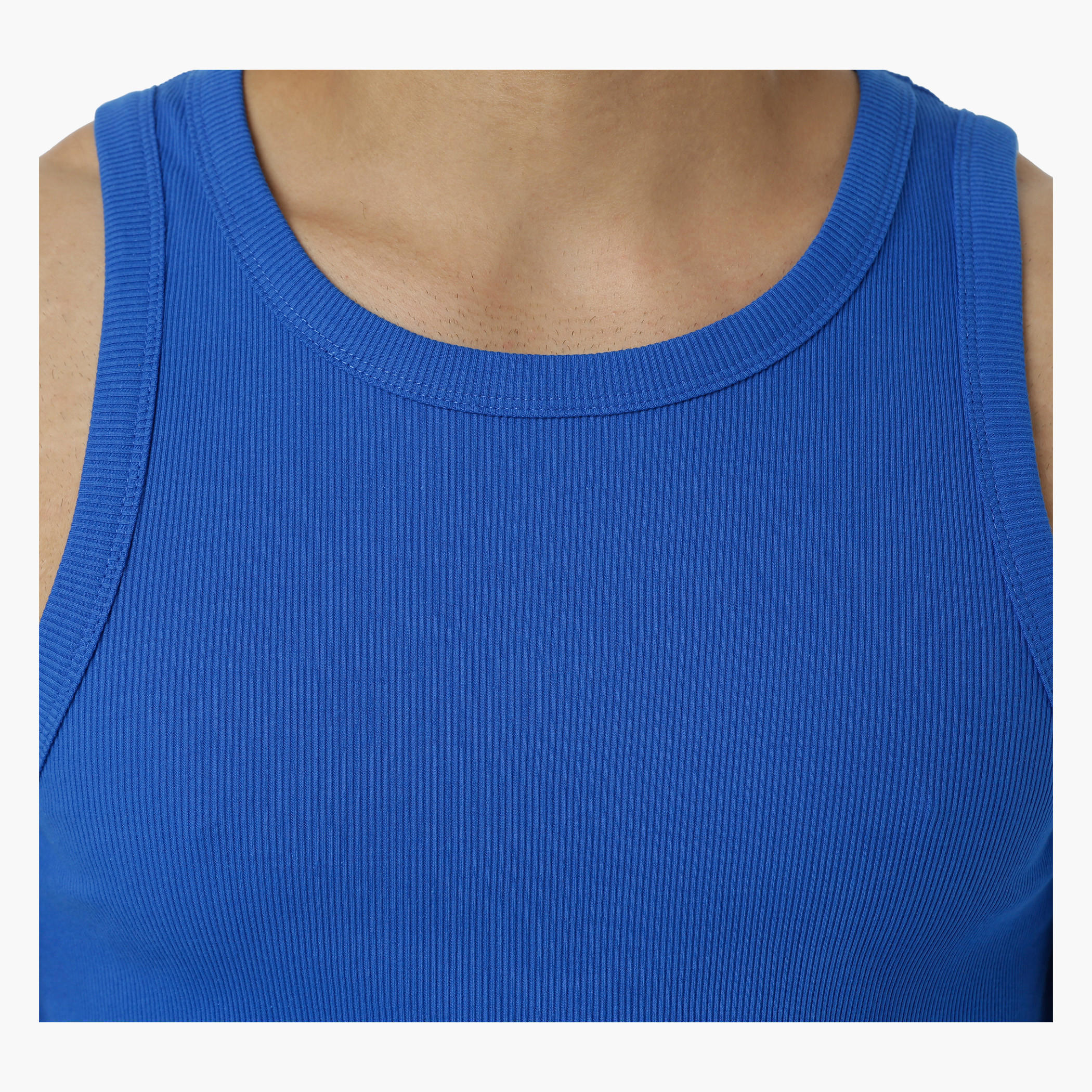 Cotton Rib Vest with Round Neck in Regular Fit-men-clothing-tshirtsandpolos-vests-image-19