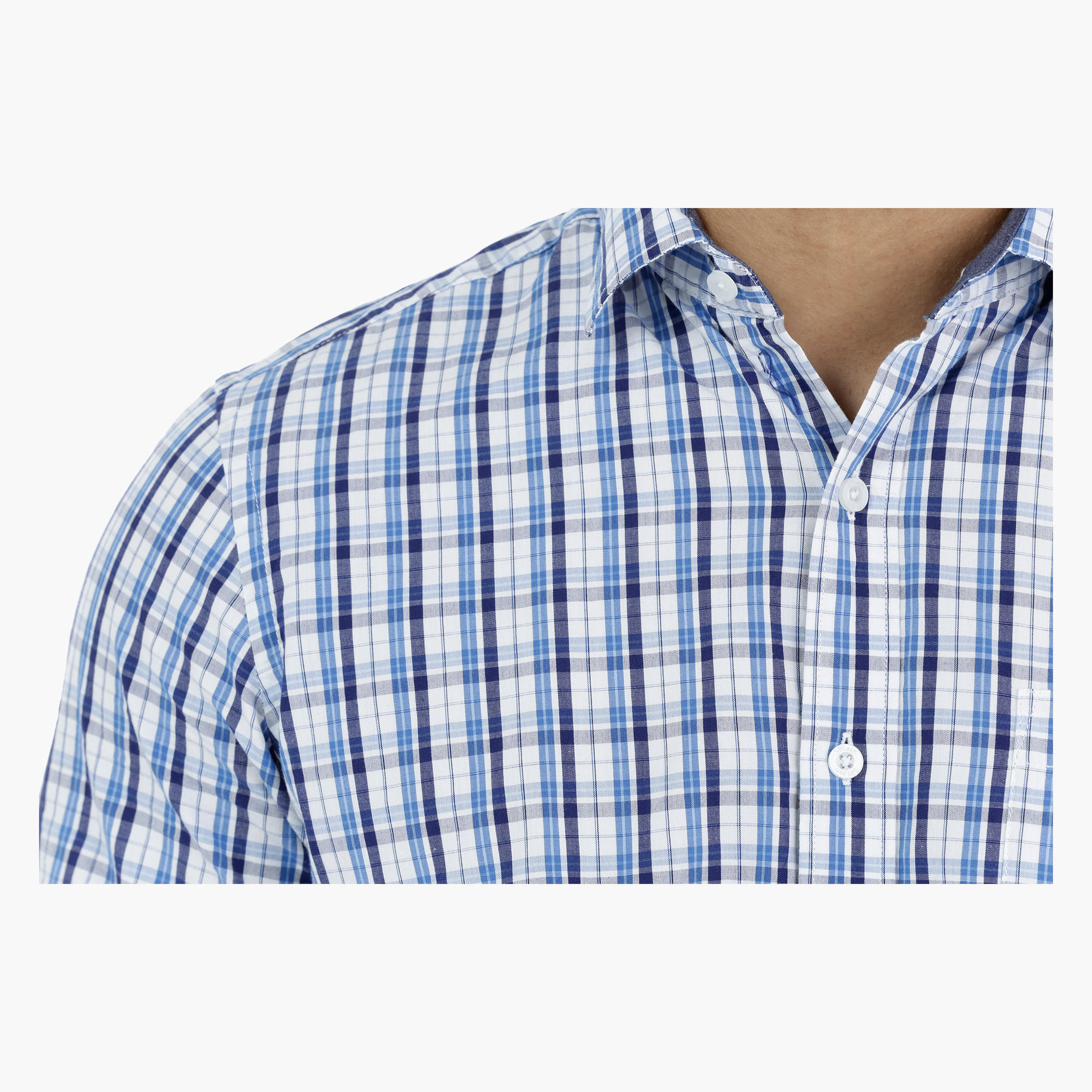 Chequered Shirt with Short Sleeves-men-clothing-shirts-image-4