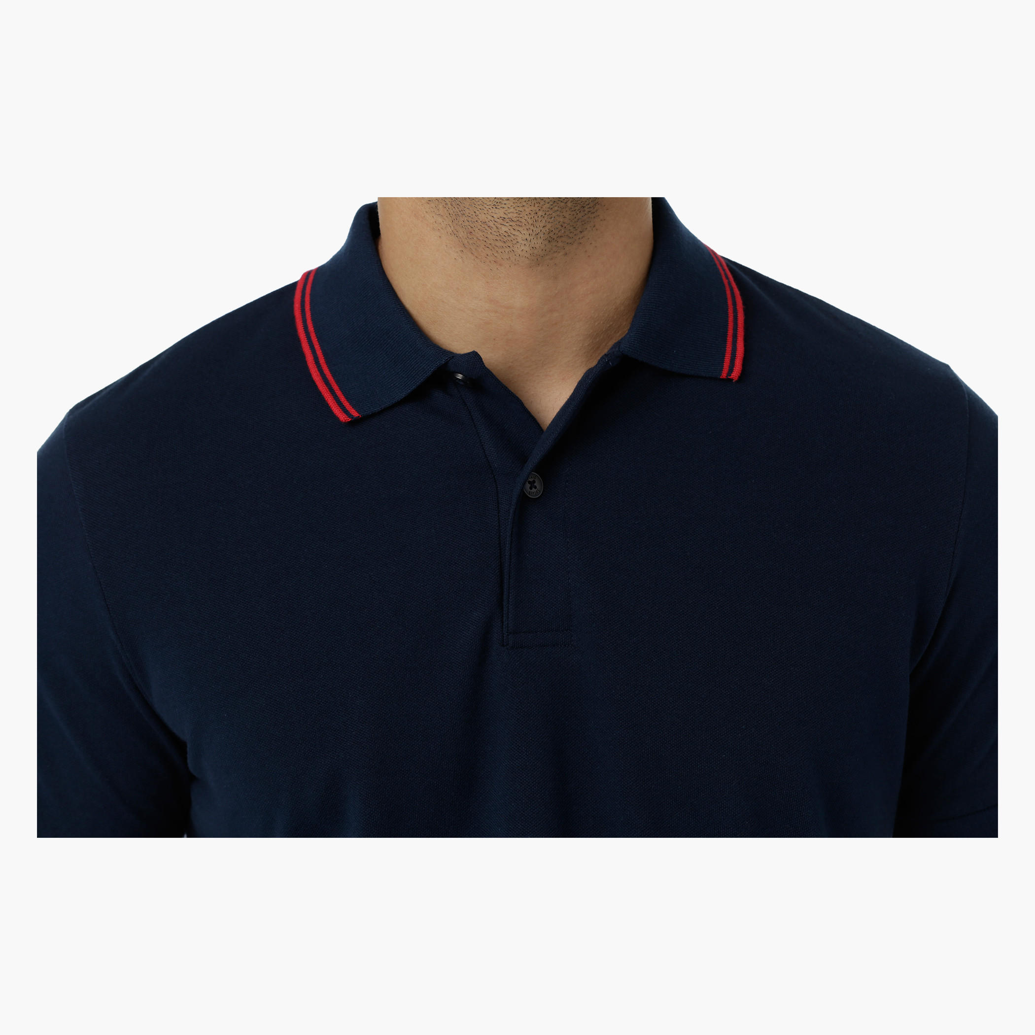 Cotton Polo T-Shirt with Pique Collar Tipping and Short Sleeves in Regular Fit-men-clothing-tshirtsandpolos-polos-image-4