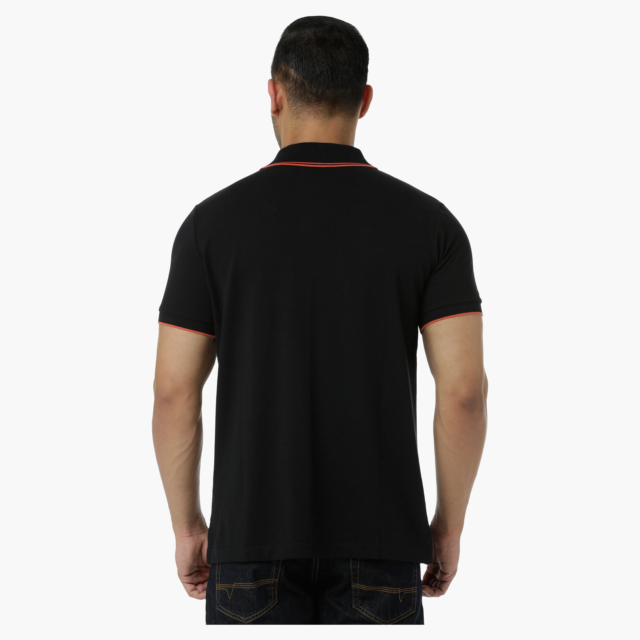 Cotton Polo T-Shirt with Pique Collar Tipping and Short Sleeves in Regular Fit-men-clothing-tshirtsandpolos-polos-image-7