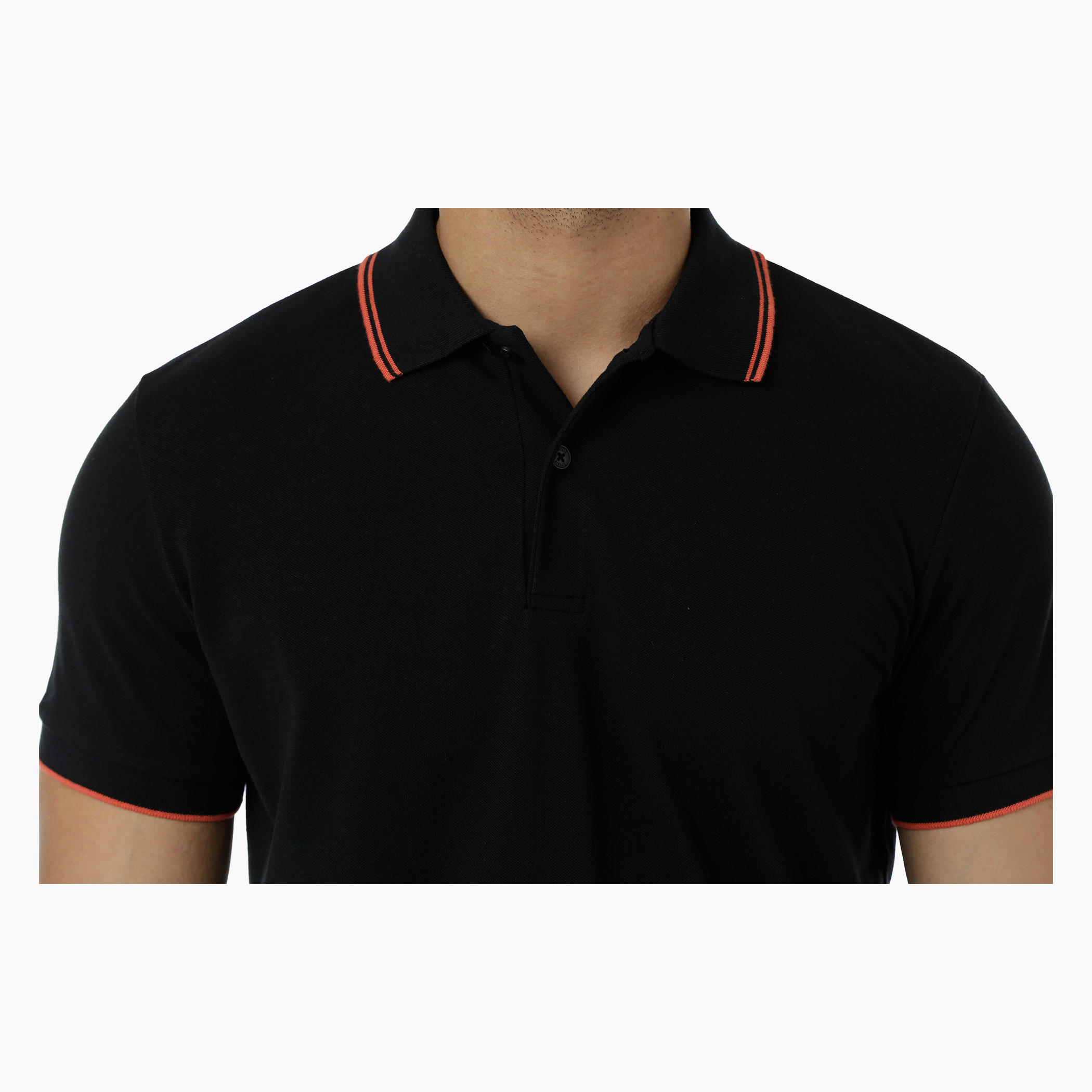Cotton Polo T-Shirt with Pique Collar Tipping and Short Sleeves in Regular Fit-men-clothing-tshirtsandpolos-polos-image-9