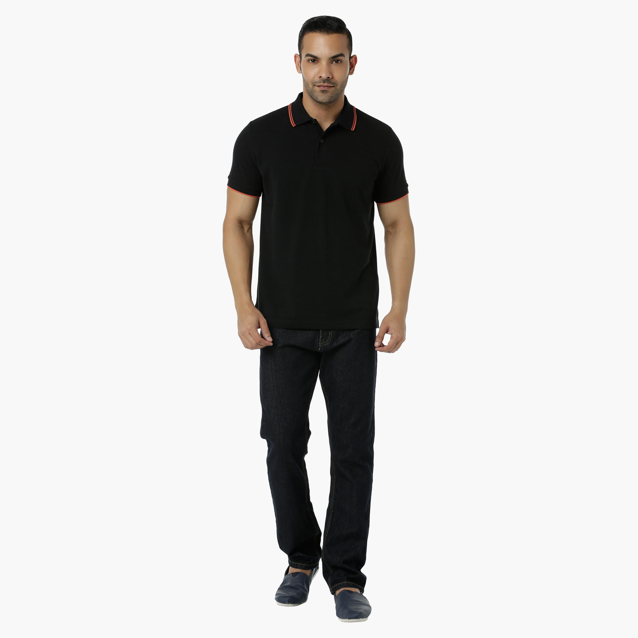 Cotton Polo T-Shirt with Pique Collar Tipping and Short Sleeves in Regular Fit-men-clothing-tshirtsandpolos-polos-image-10