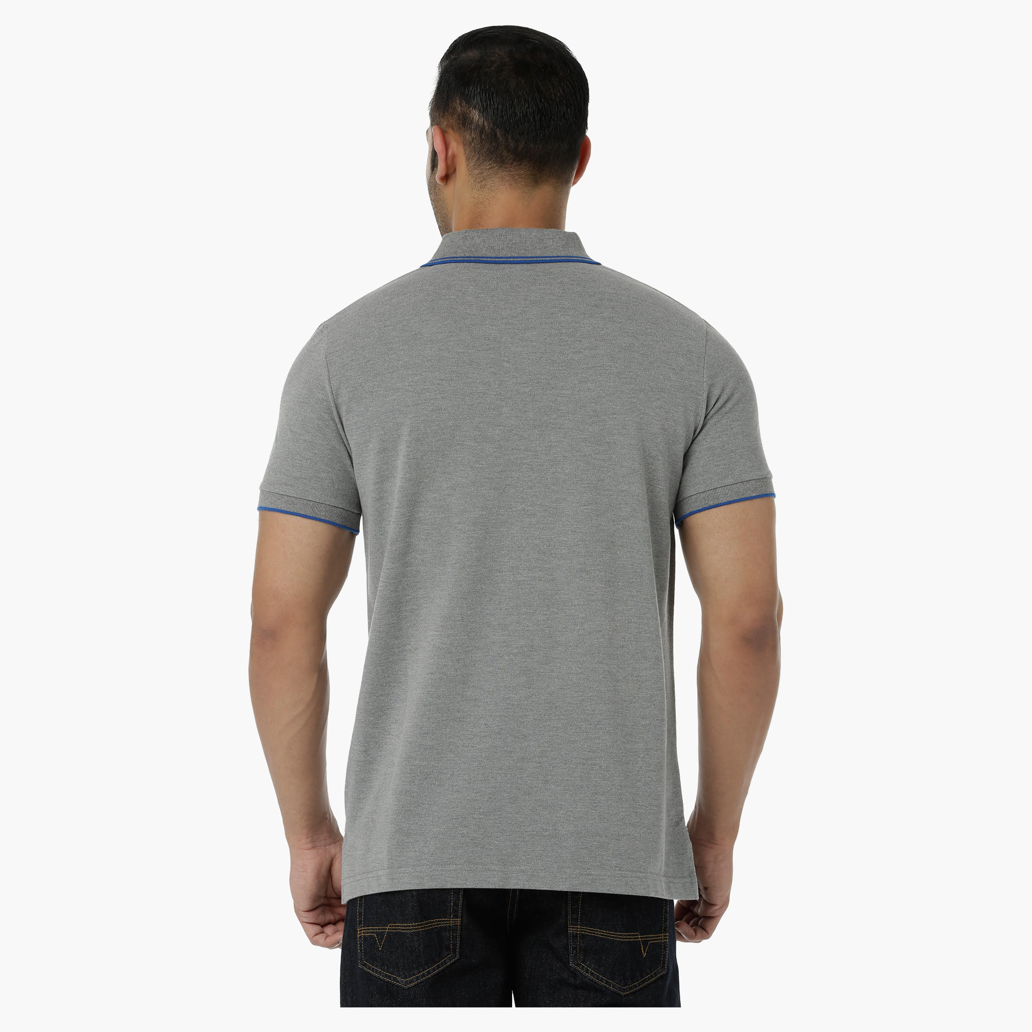 Cotton Polo T-Shirt with Pique Collar Tipping and Short Sleeves in Regular Fit-men-clothing-tshirtsandpolos-polos-image-12