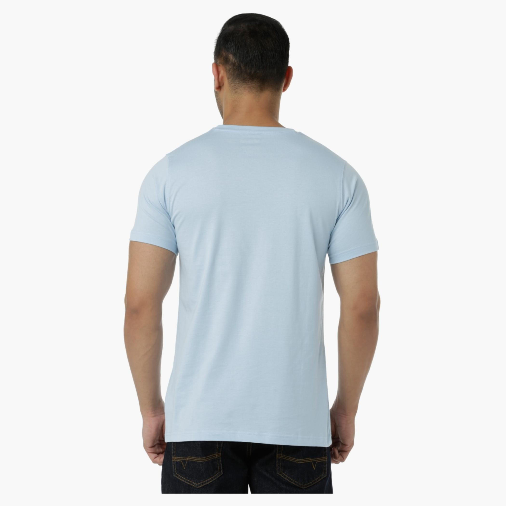 Printed Cotton T-Shirt with Round Neck and Short Sleeves in Regular Fit-men-clothing-tshirtsandpolos-tshirts-image-2