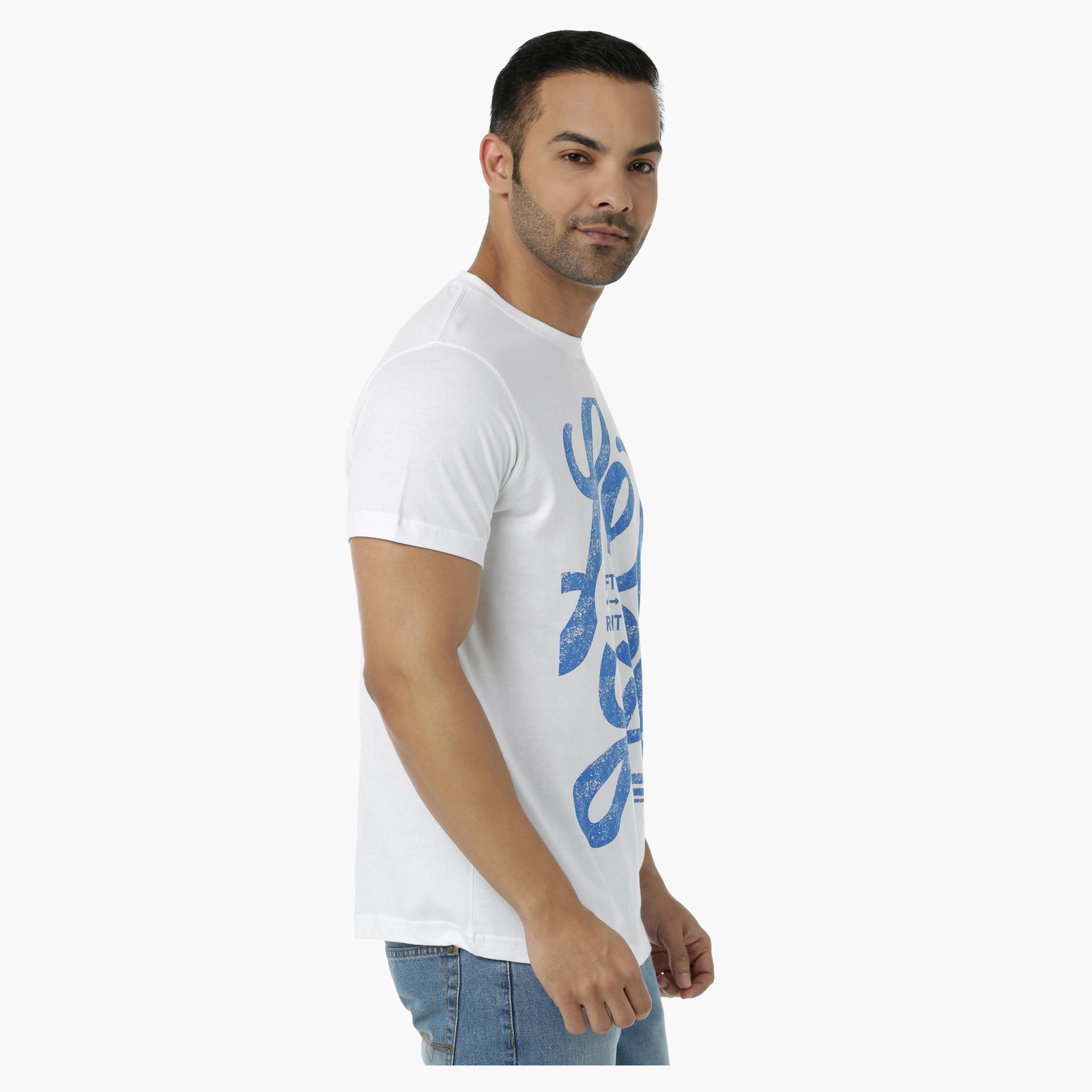 Printed Cotton T-Shirt with Round Neck and Short Sleeves in Regular Fit-men-clothing-tshirtsandpolos-tshirts-image-3