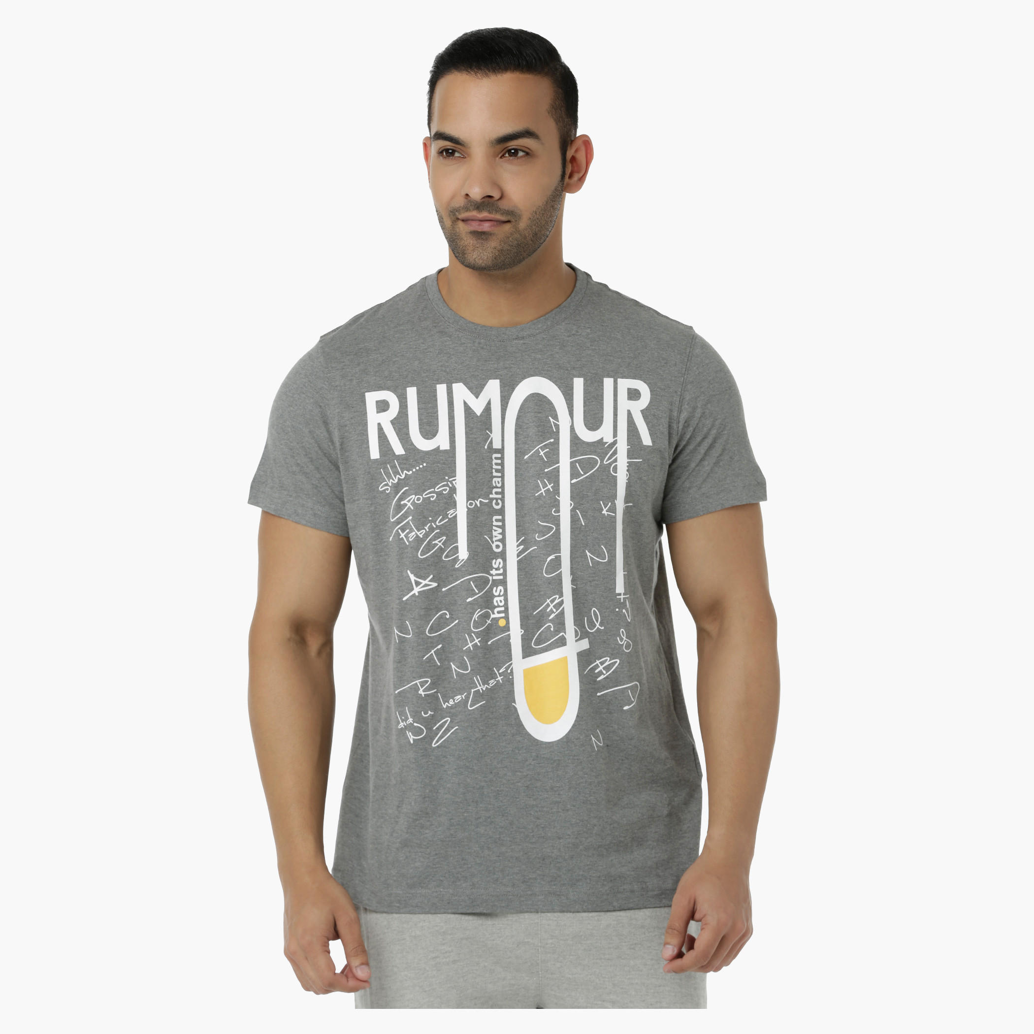 Printed Cotton T-Shirt with Round Neck and Short Sleeves in Regular Fit-men-clothing-tshirtsandpolos-tshirts-image-1