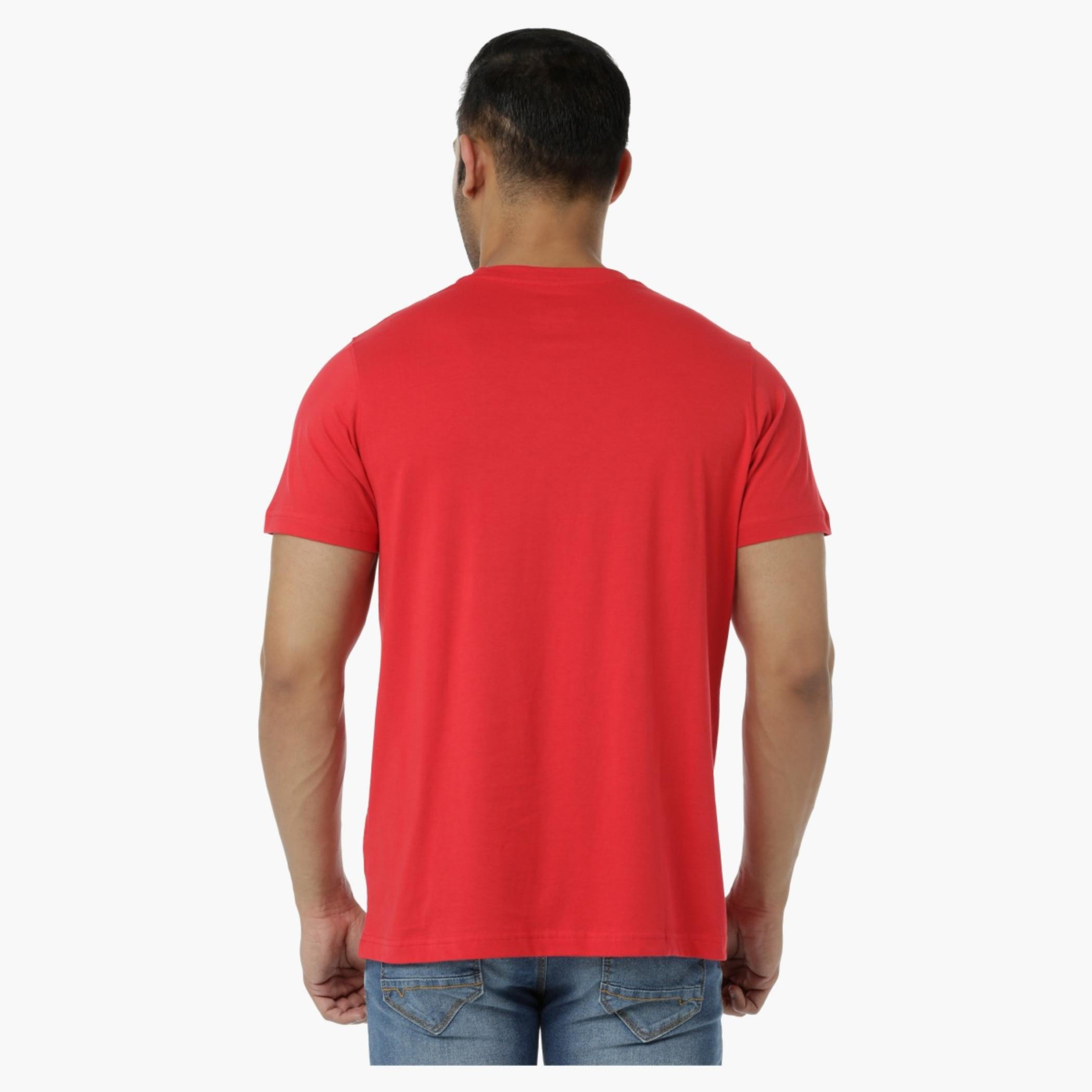 Printed Cotton T-Shirt with Round Neck and Short Sleeves in Regular Fit-men-clothing-tshirtsandpolos-tshirts-image-2