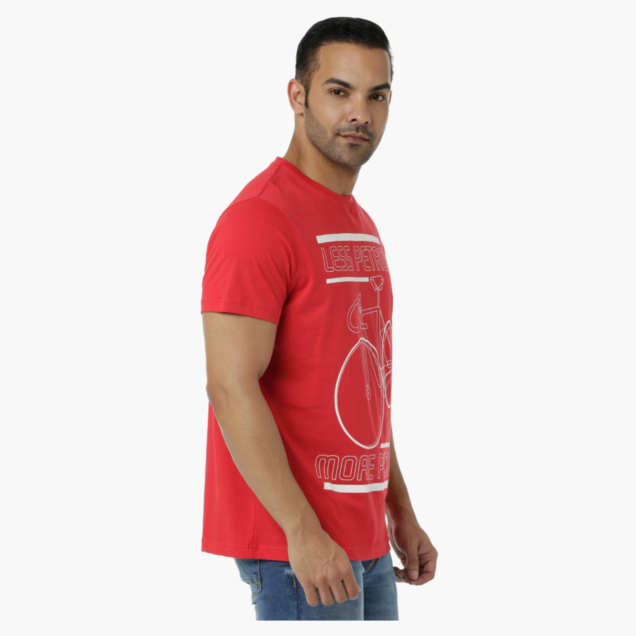 Printed Cotton T-Shirt with Round Neck and Short Sleeves in Regular Fit-men-clothing-tshirtsandpolos-tshirts-image-5