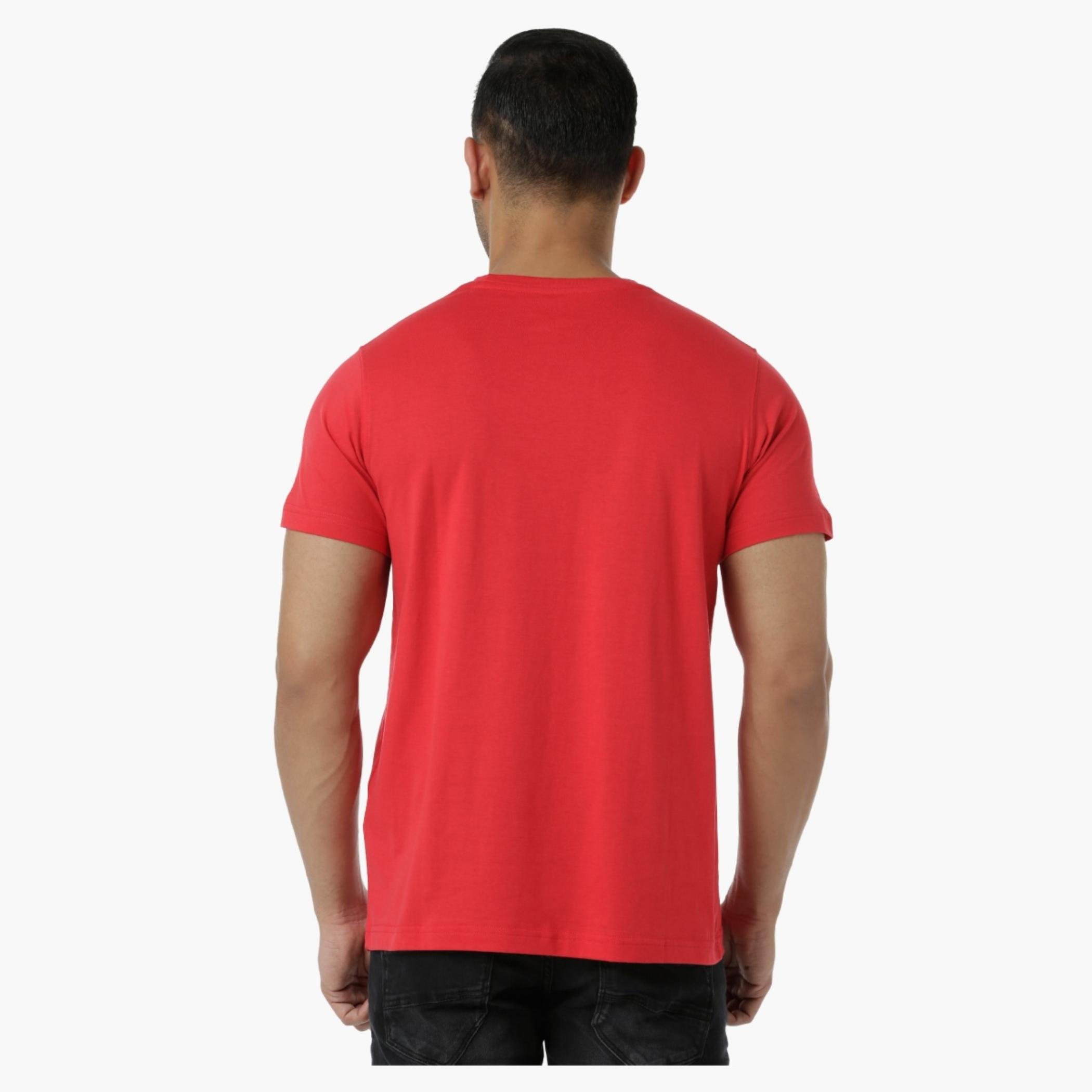 Printed Cotton T-Shirt with Round Neck and Short Sleeves in Regular Fit-men-clothing-tshirtsandpolos-tshirts-image-2