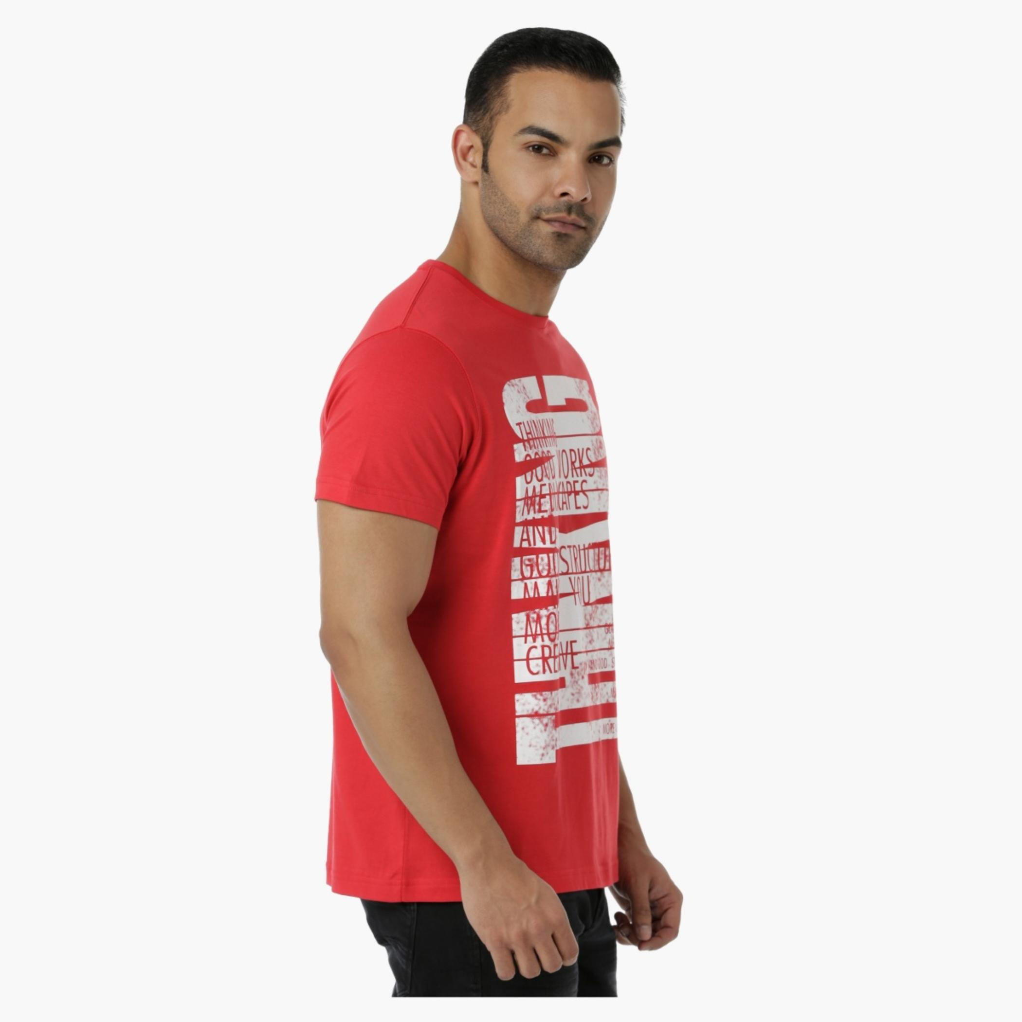Printed Cotton T-Shirt with Round Neck and Short Sleeves in Regular Fit-men-clothing-tshirtsandpolos-tshirts-image-3