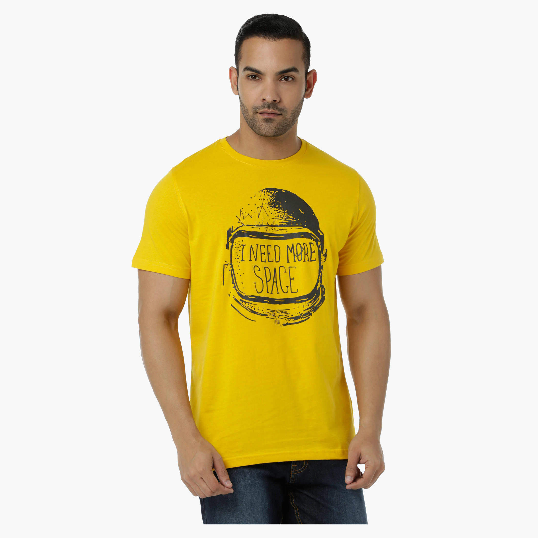 Printed Cotton T-Shirt with Round Neck and Short Sleeves in Regular Fit-men-clothing-tshirtsandpolos-tshirts-image-6
