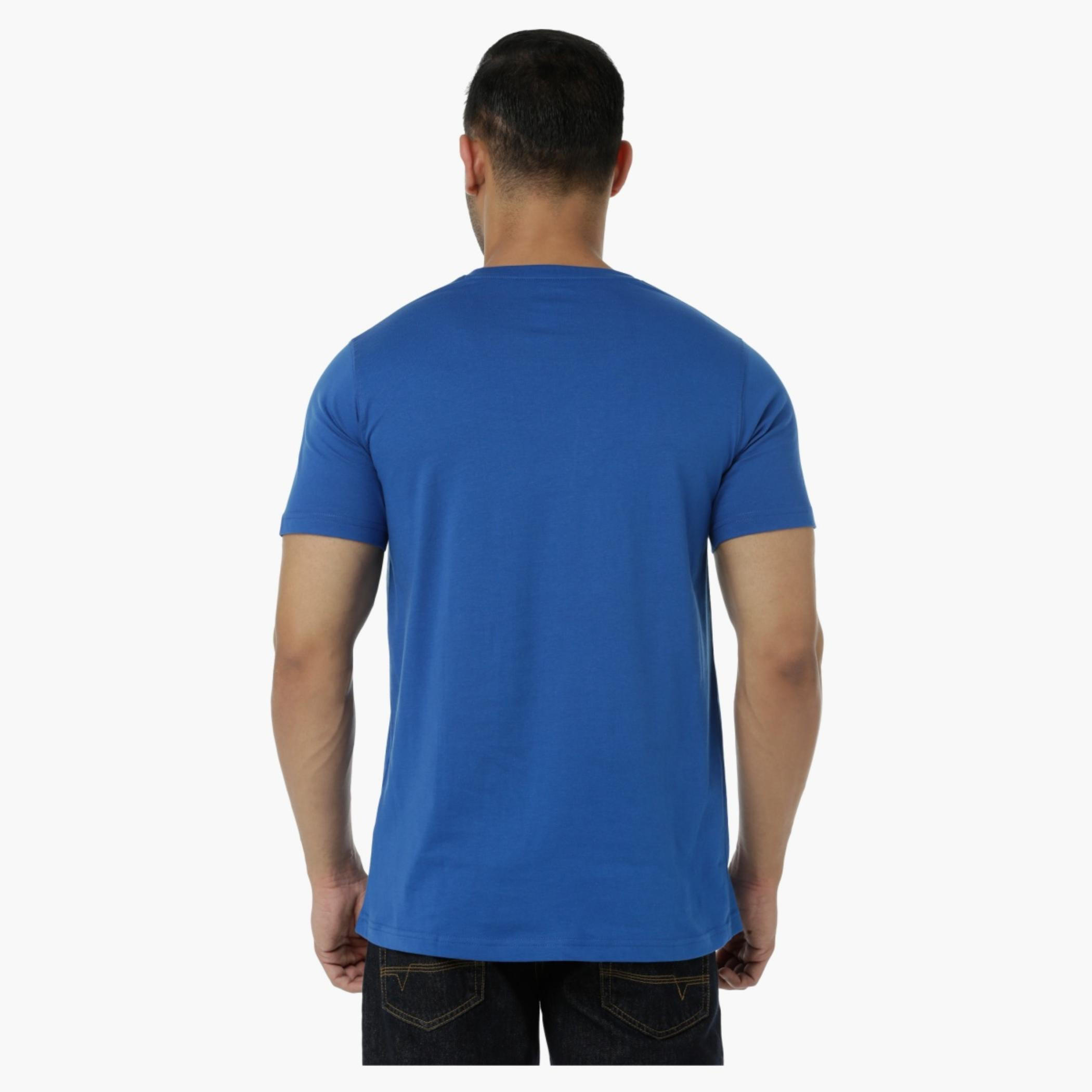 Printed Cotton T-Shirt with Round Neck and Short Sleeves in Regular Fit-men-clothing-tshirtsandpolos-tshirts-image-2