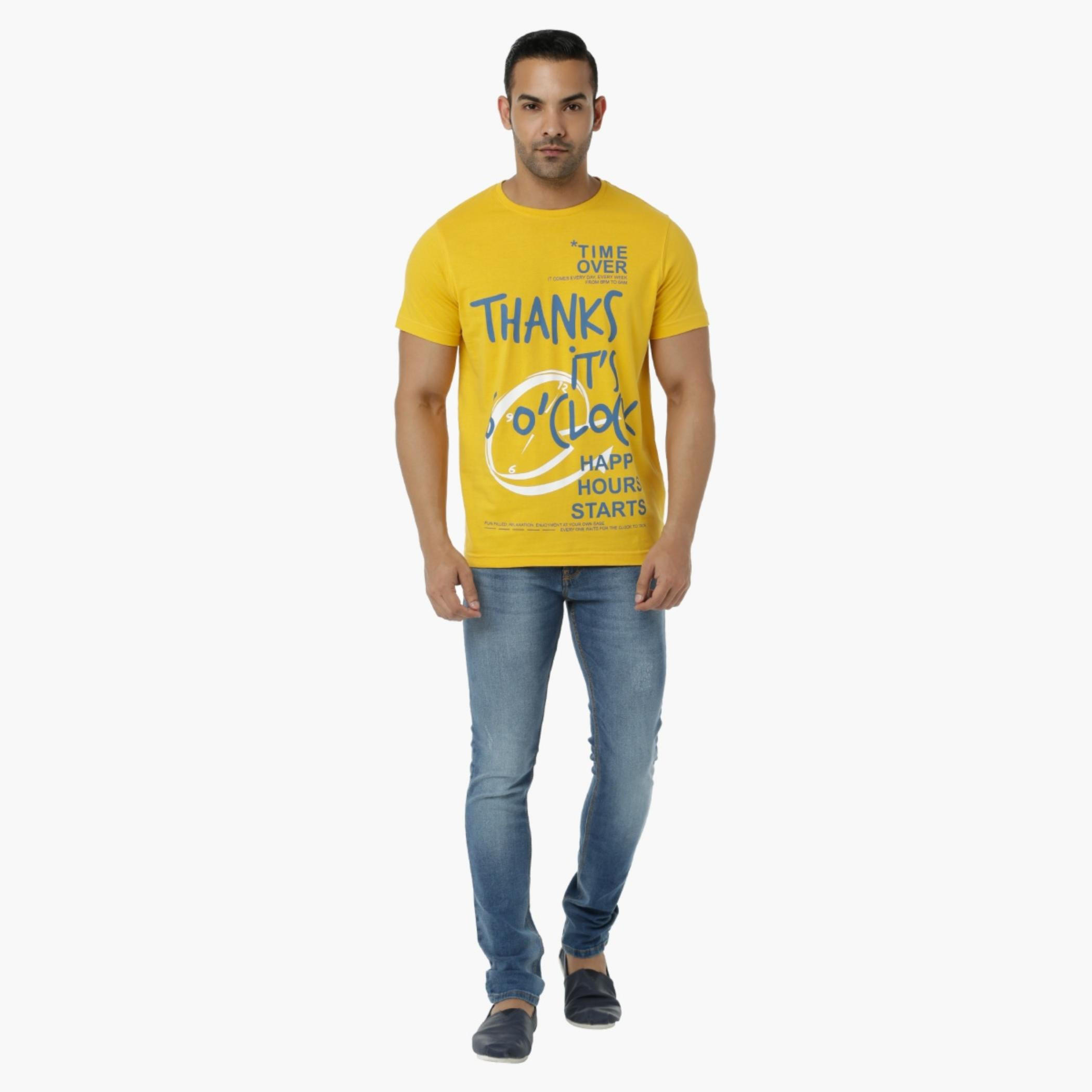 Printed Cotton T-Shirt with Round Neck and Short Sleeves in Regular Fit-men-clothing-tshirtsandpolos-tshirts-image-5