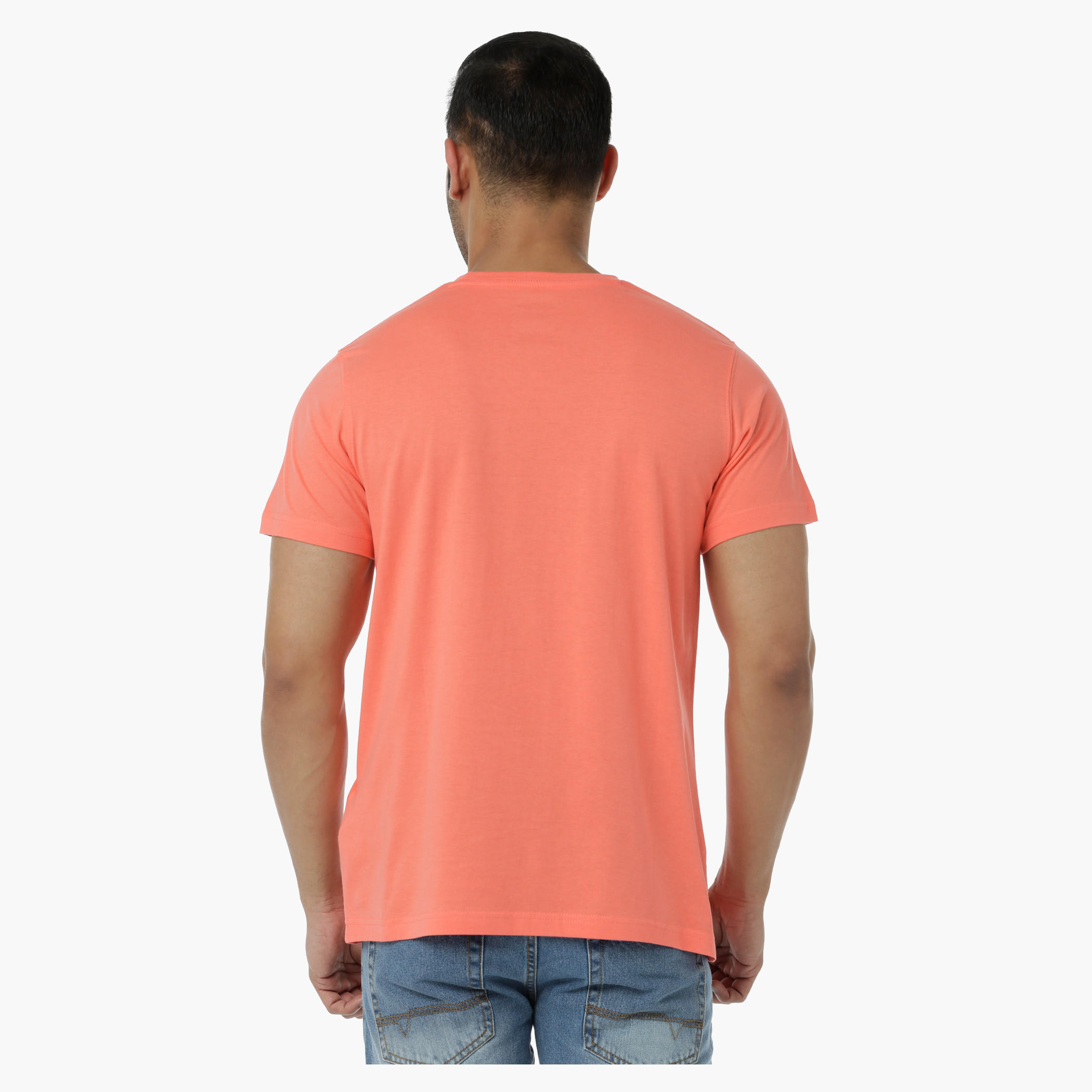 Printed Cotton T-Shirt with Round Neck and Short Sleeves in Regular Fit-men-clothing-tshirtsandpolos-tshirts-image-2