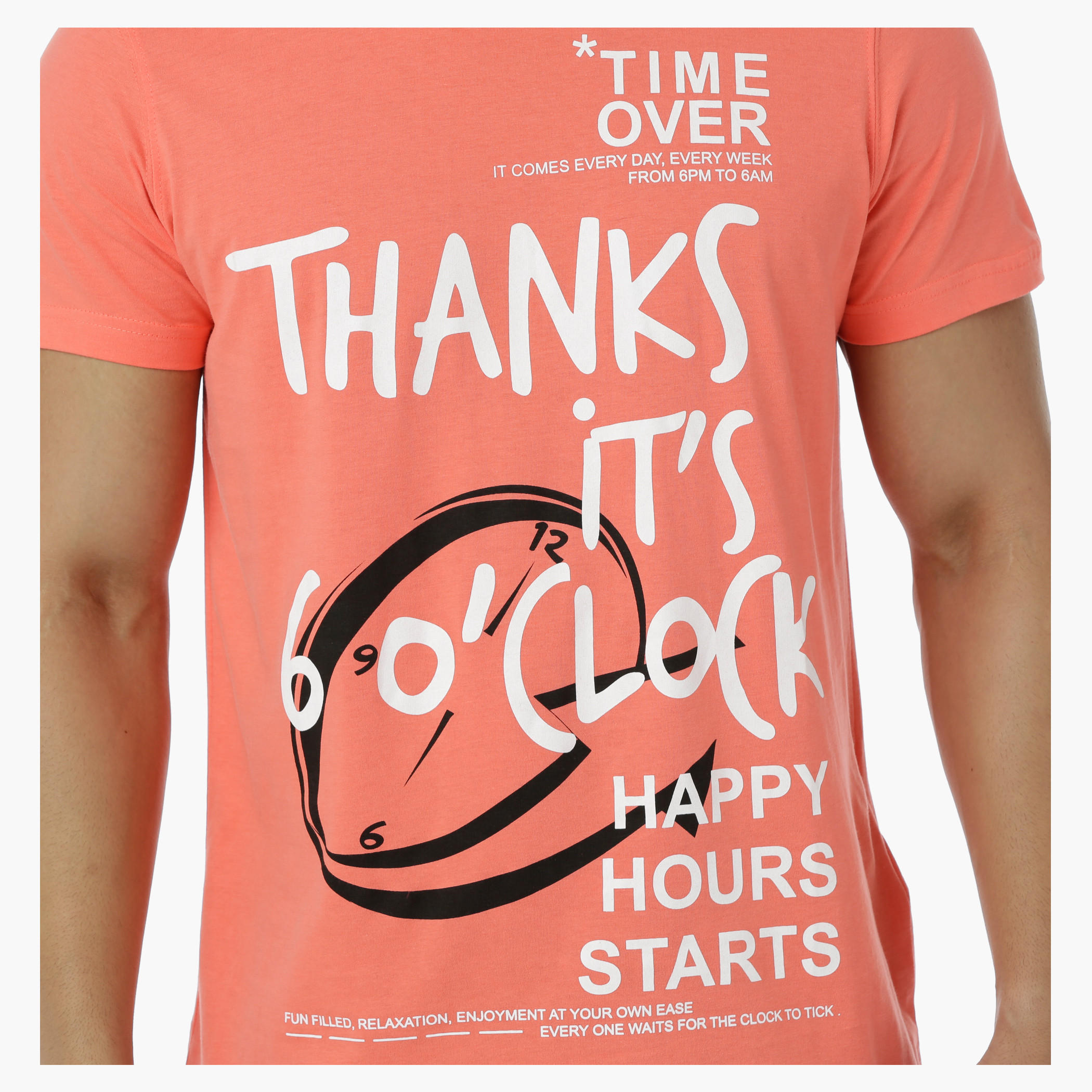 Printed Cotton T-Shirt with Round Neck and Short Sleeves in Regular Fit-men-clothing-tshirtsandpolos-tshirts-image-4