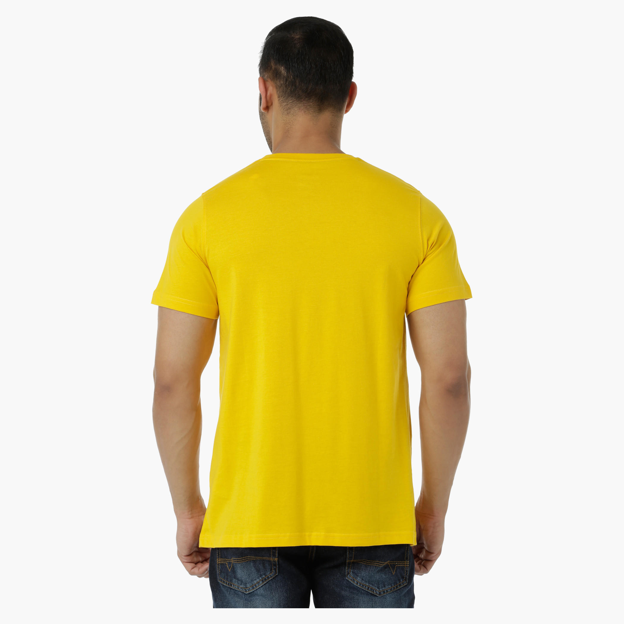 Printed Cotton T-Shirt with Round Neck and Short Sleeves in Regular Fit-men-clothing-tshirtsandpolos-tshirts-image-2