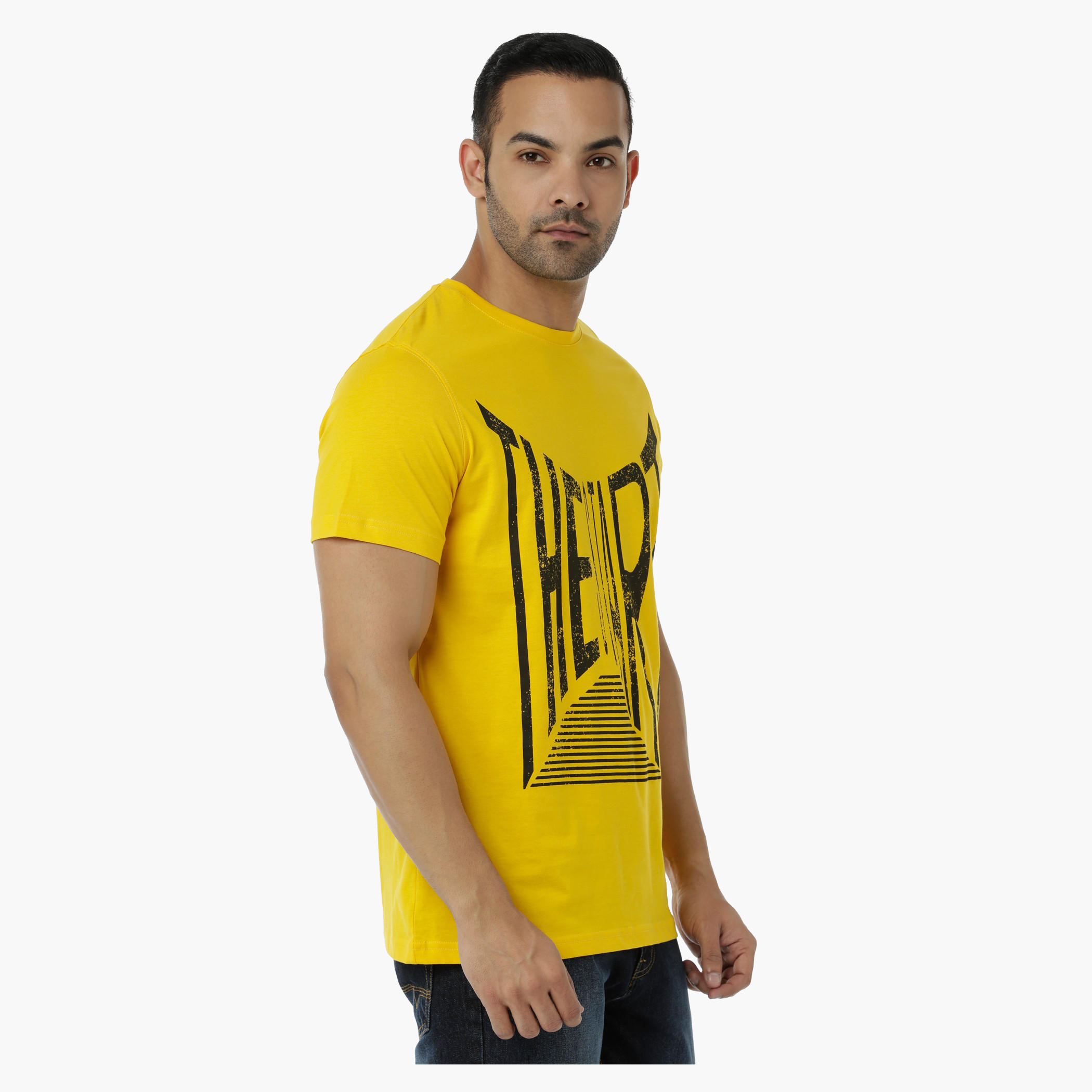 Printed Cotton T-Shirt with Round Neck and Short Sleeves in Regular Fit-men-clothing-tshirtsandpolos-tshirts-image-3