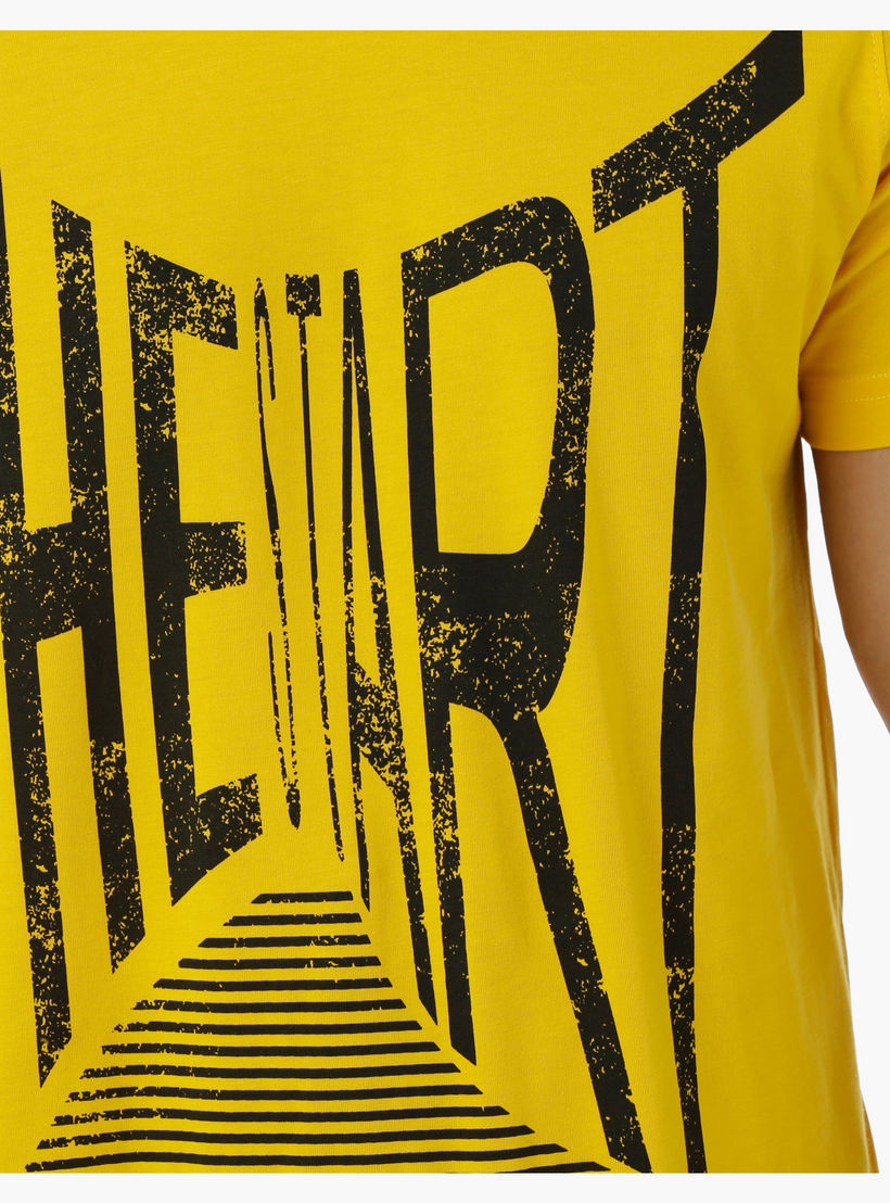 Printed Cotton T-Shirt with Round Neck and Short Sleeves in Regular Fit-men-clothing-tshirtsandpolos-tshirts-image-4