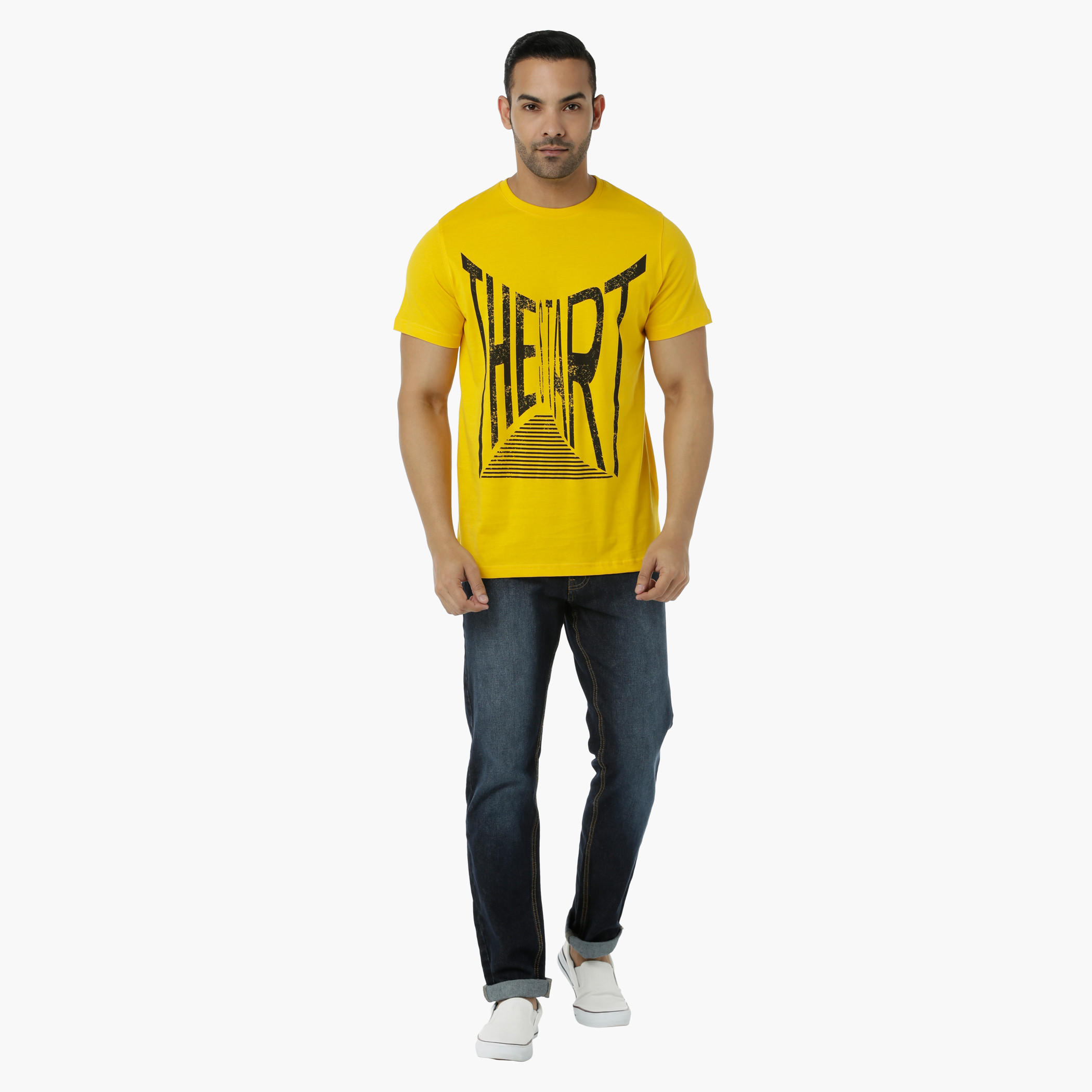 Printed Cotton T-Shirt with Round Neck and Short Sleeves in Regular Fit-men-clothing-tshirtsandpolos-tshirts-image-5