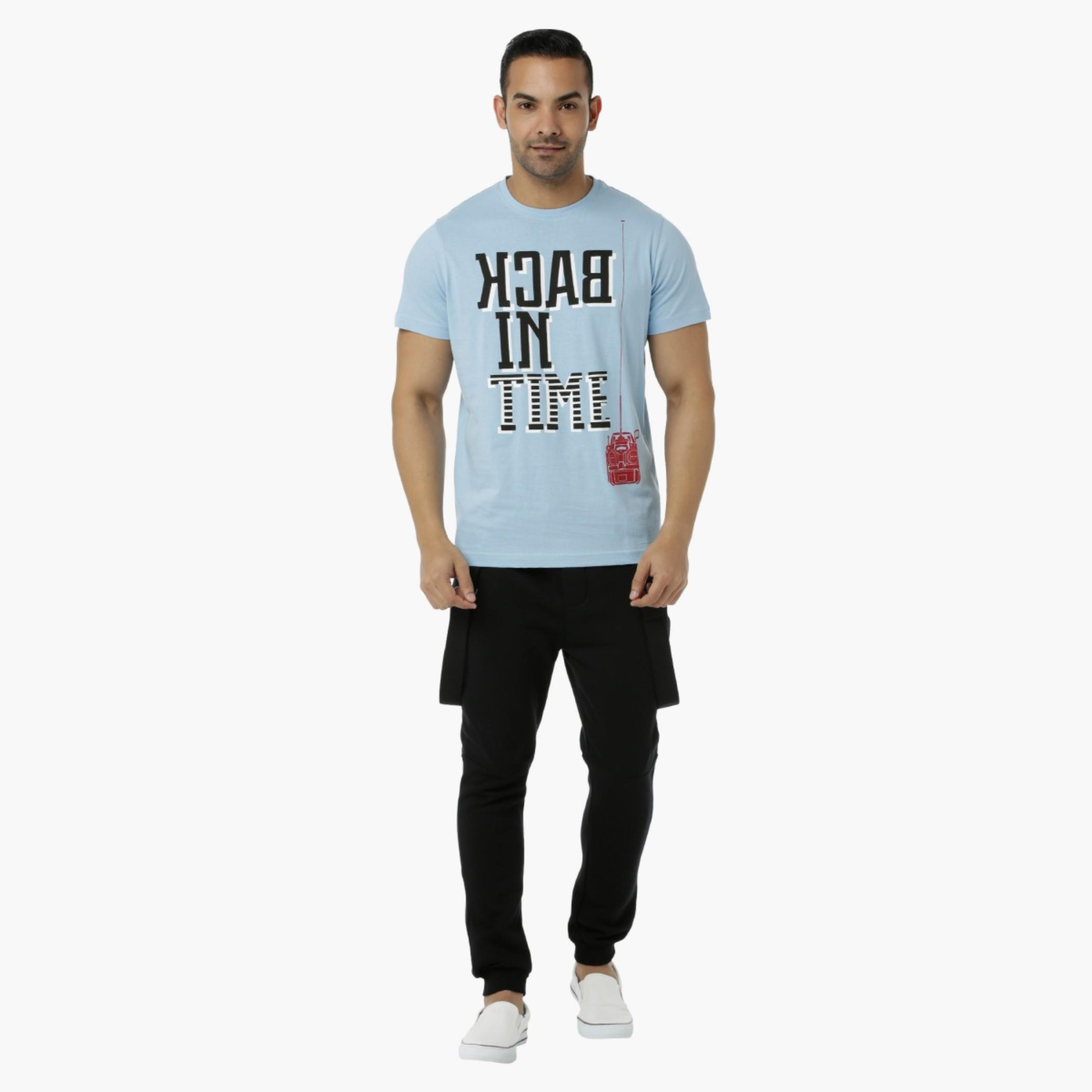 Printed Cotton T-Shirt with Round Neck and Short Sleeves in Regular Fit-men-clothing-tshirtsandpolos-tshirts-image-5