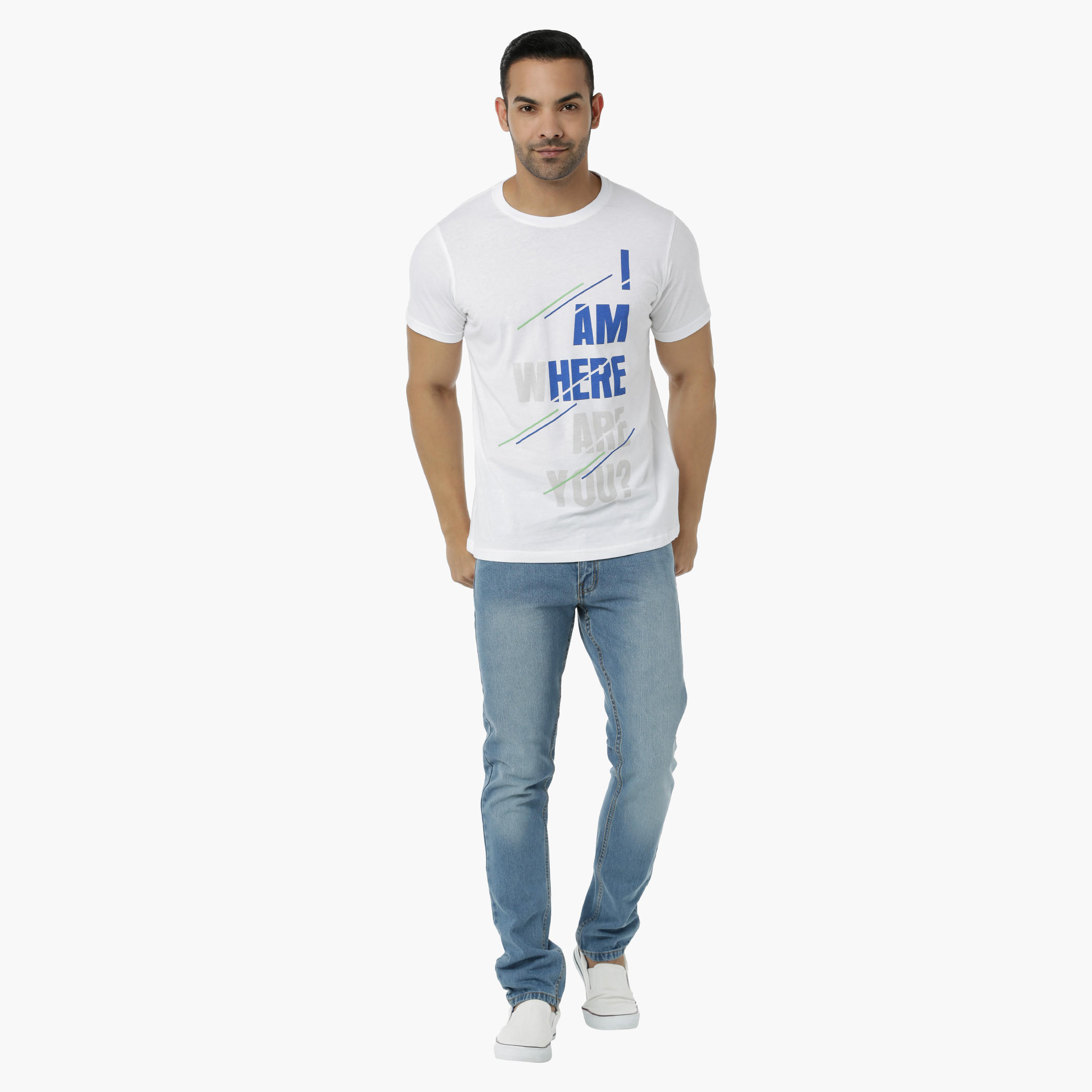 Printed Cotton T-Shirt with Round Neck and Short Sleeves in Regular Fit-men-clothing-tshirtsandpolos-tshirts-image-5