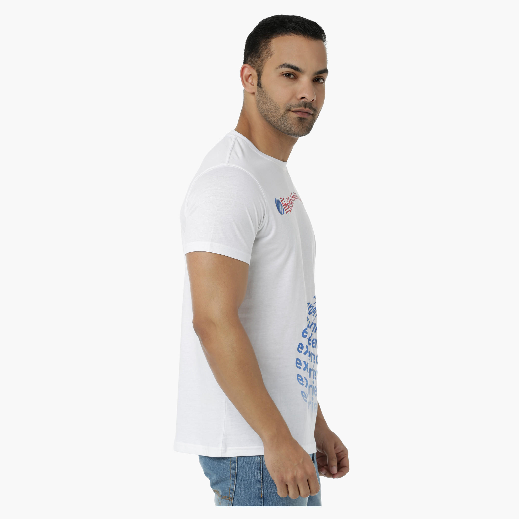 Printed Cotton T-Shirt with Round Neck and Short Sleeves in Regular Fit-men-clothing-tshirtsandpolos-tshirts-image-3