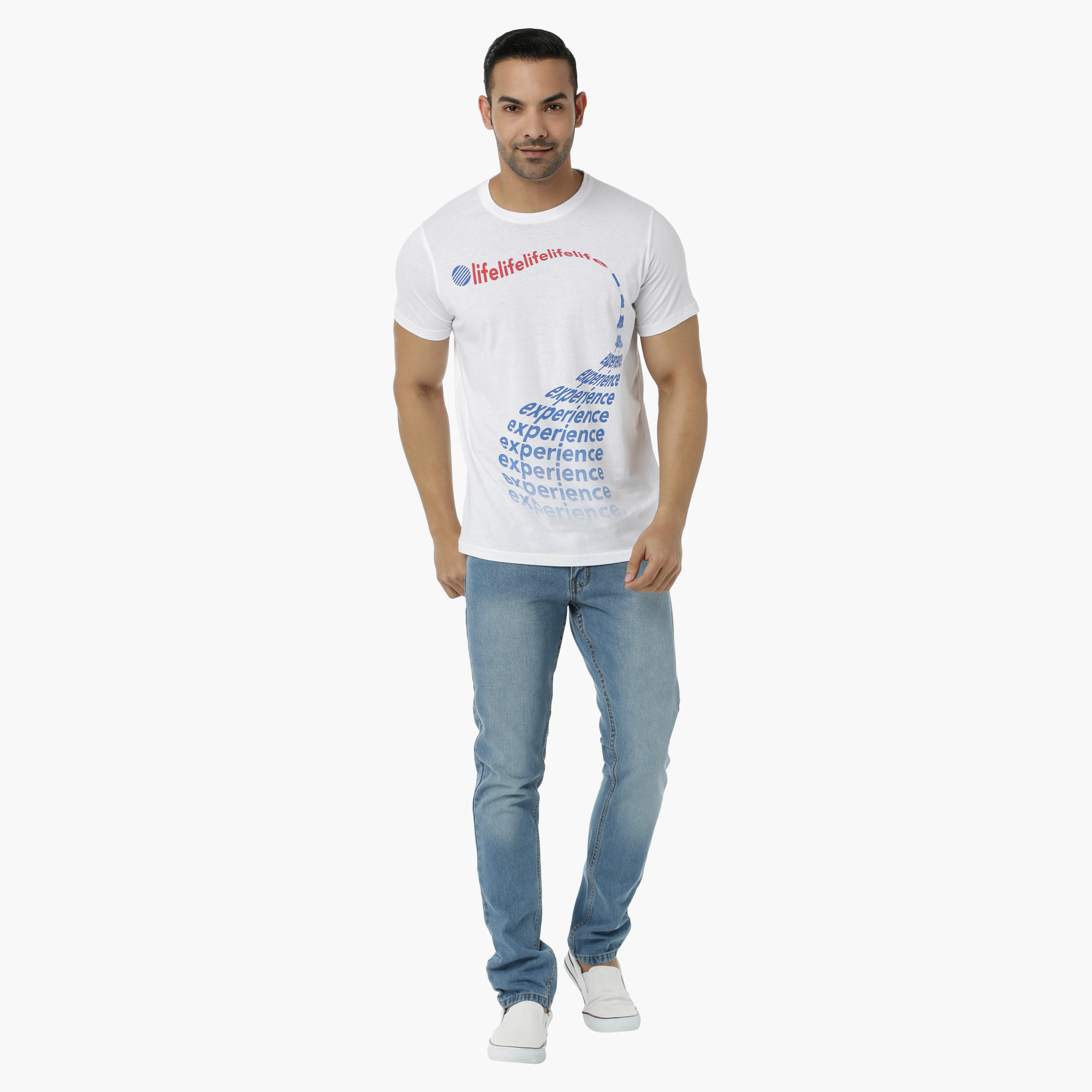 Printed Cotton T-Shirt with Round Neck and Short Sleeves in Regular Fit-men-clothing-tshirtsandpolos-tshirts-image-5