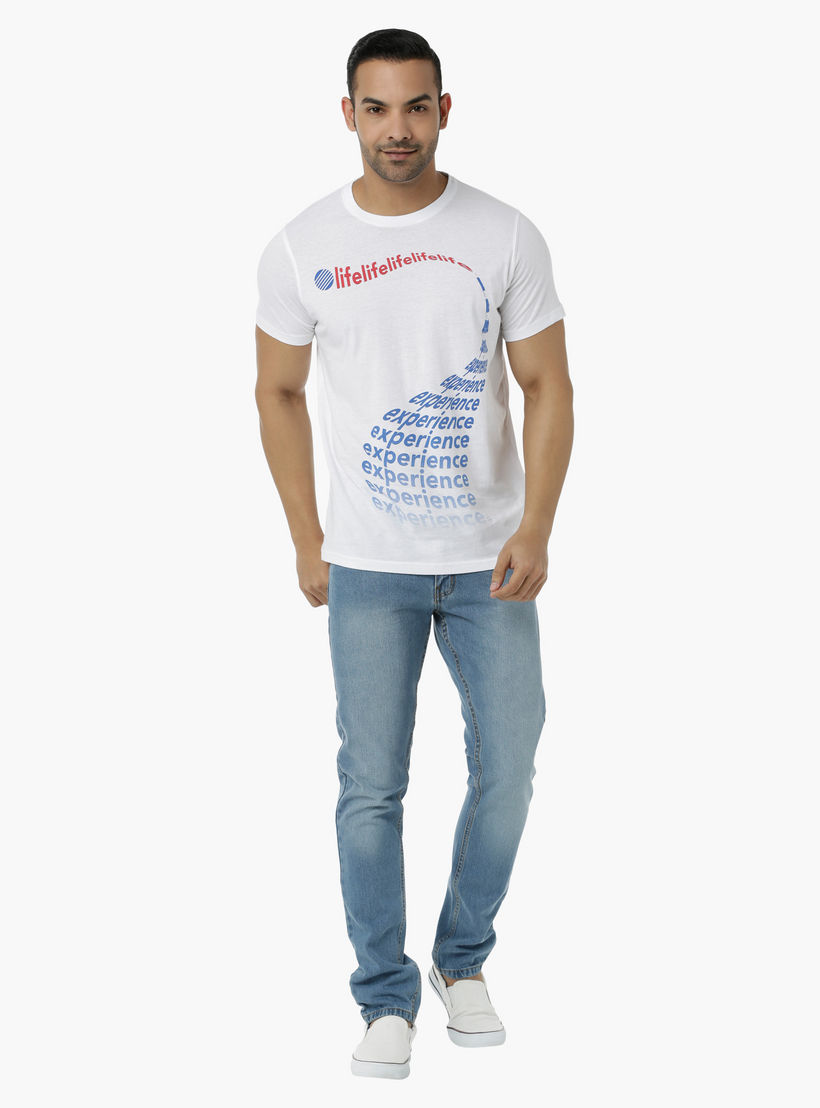 Printed Cotton T-Shirt with Round Neck and Short Sleeves in Regular Fit-men-clothing-tshirtsandpolos-tshirts-image-5