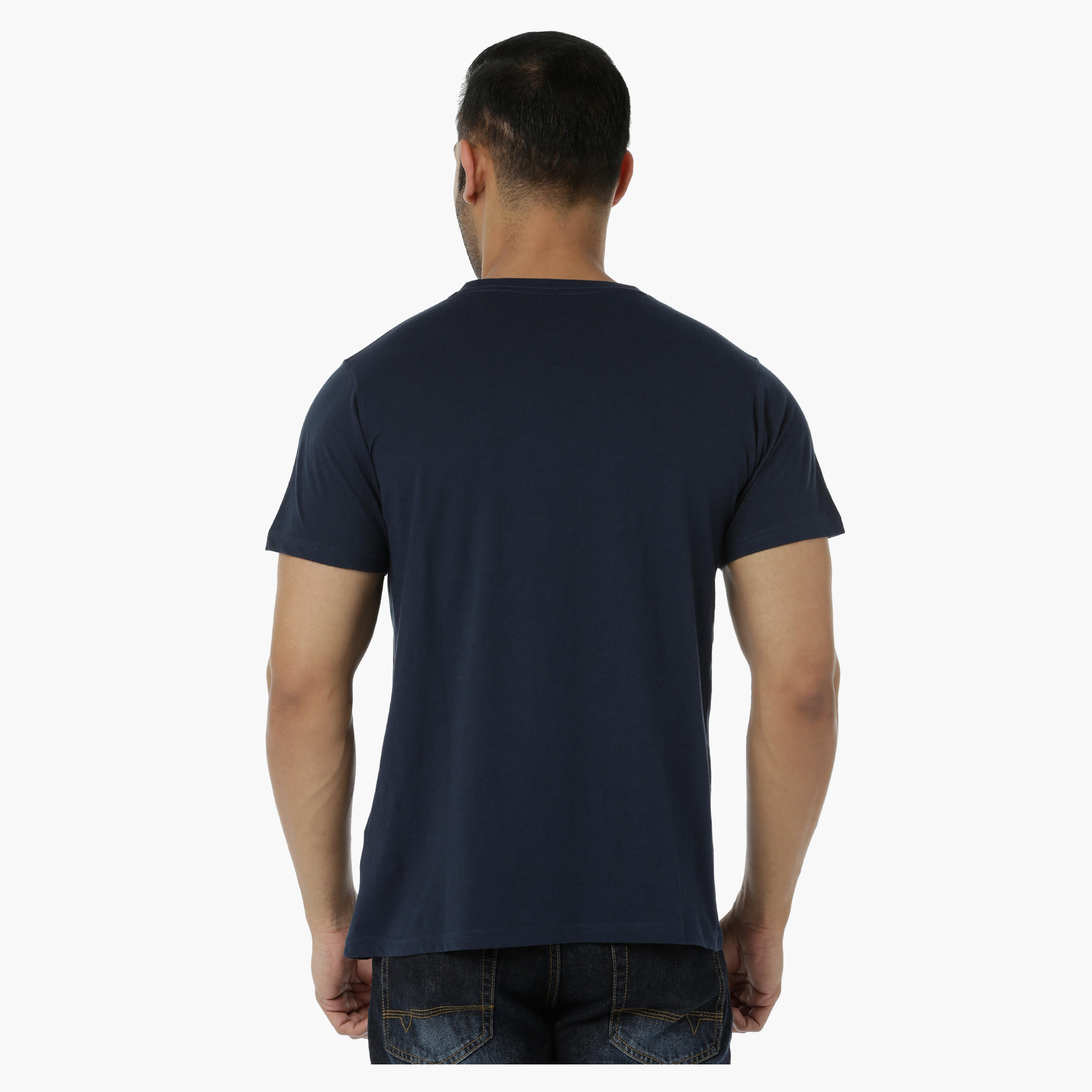 Printed Cotton T-Shirt with Round Neck and Short Sleeves in Regular Fit-men-clothing-tshirtsandpolos-tshirts-image-7