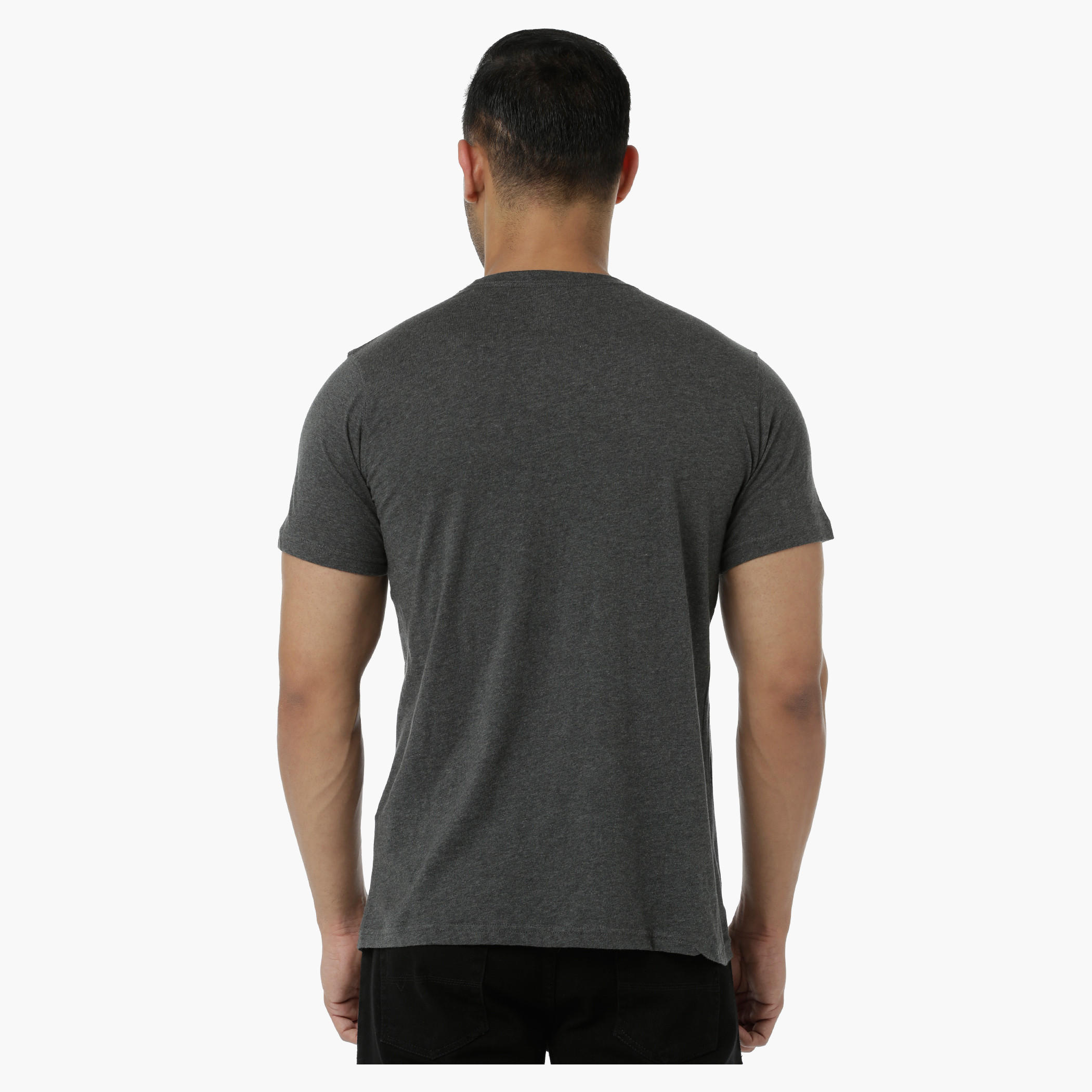 Printed Cotton T-Shirt with Round Neck and Short Sleeves in Regular Fit-men-clothing-tshirtsandpolos-tshirts-image-2