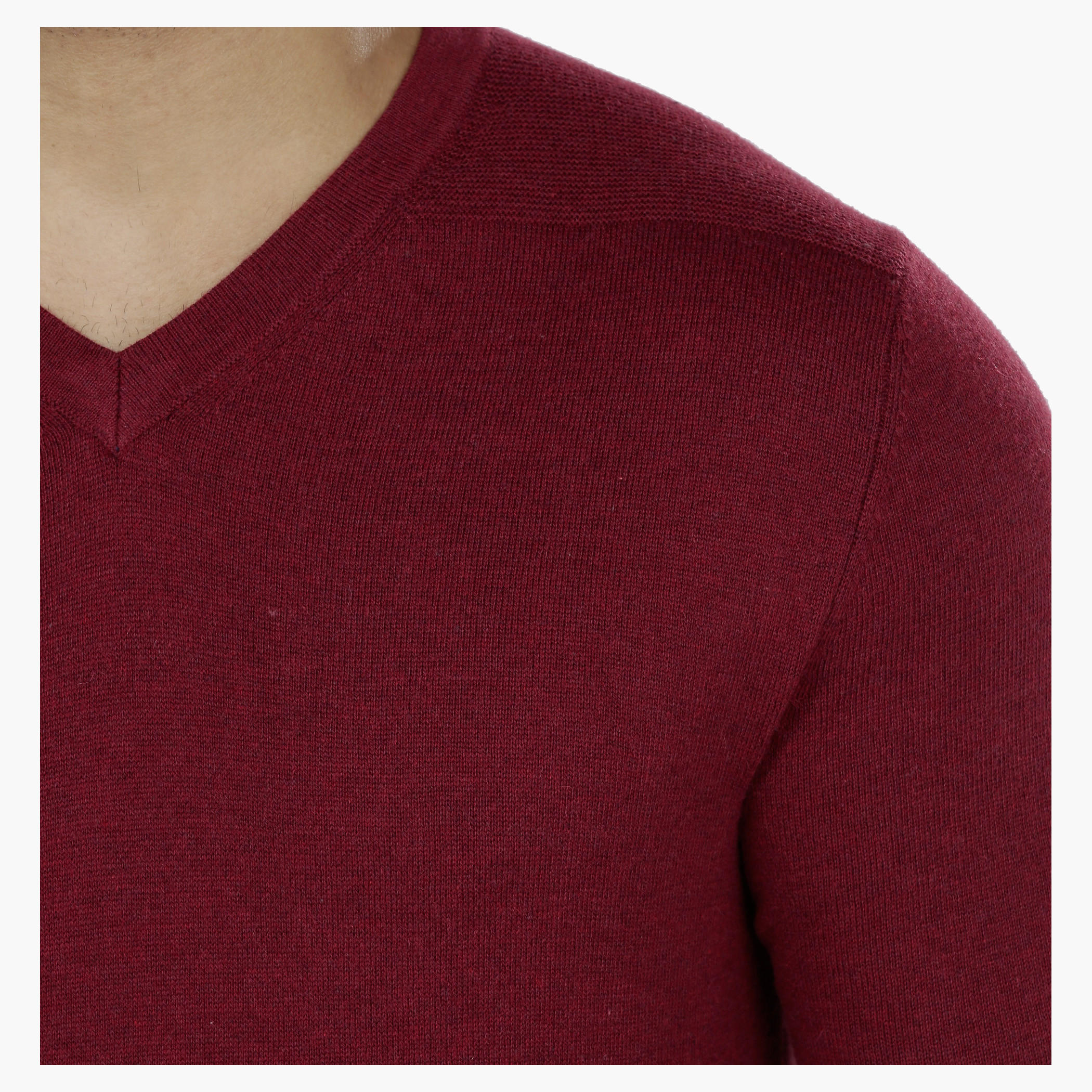 V-Neck Sweater with Long Sleeves-men-clothing-sweatersandpullovers-image-4